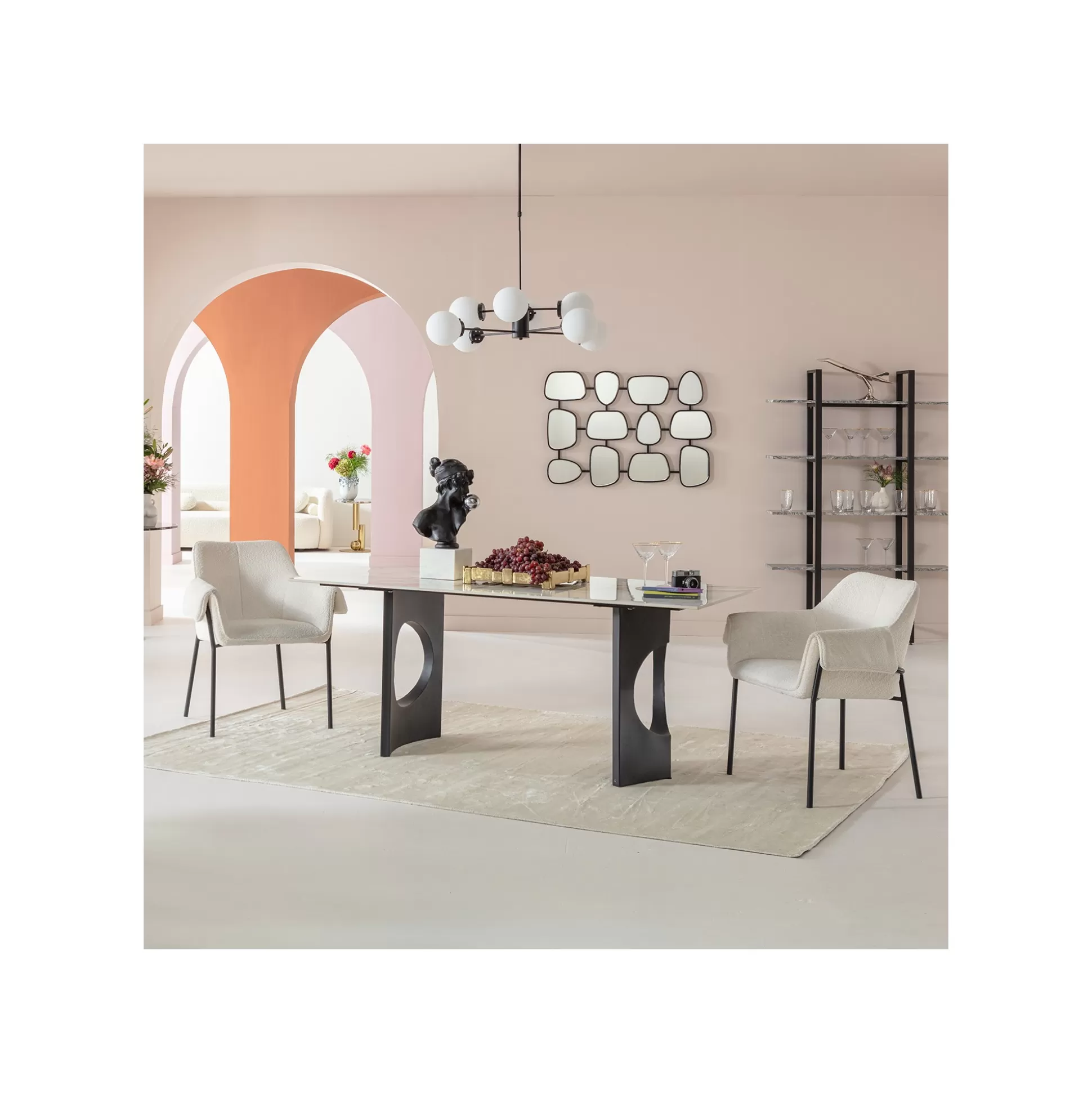 Pieds De Table Tavola Oho Noirs Set De 2 ^KARE Design Cheap
