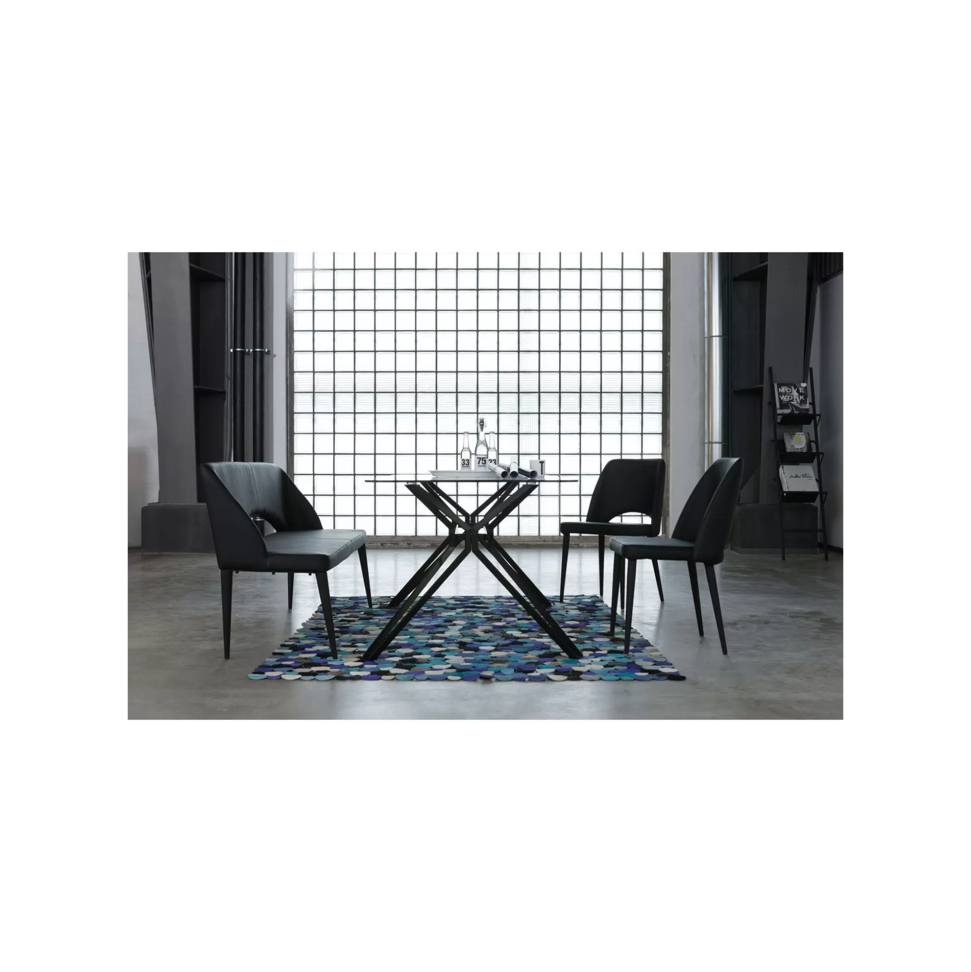 Porte-catalogue Noir 174cm ^KARE Design Cheap