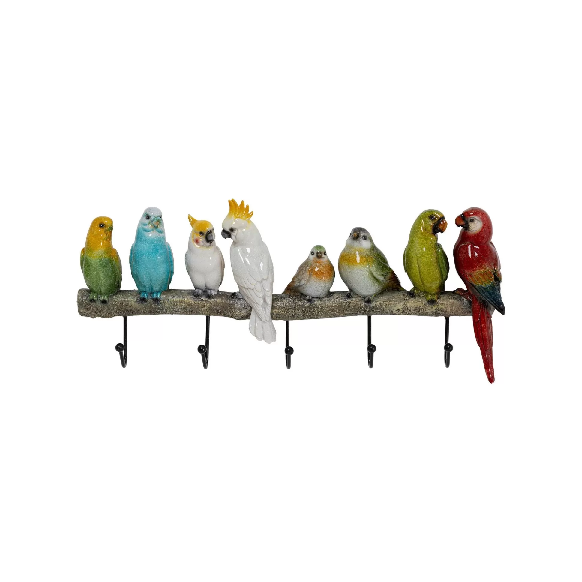 Portemanteau Mural Oiseaux Exotiques ^KARE Design Clearance