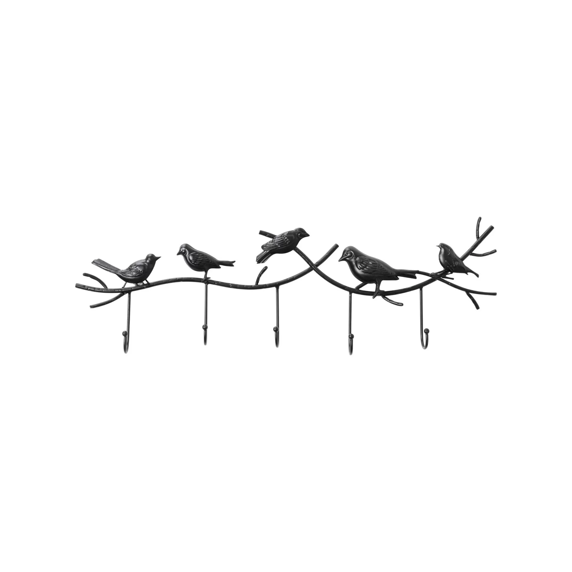 Portemanteau Mural Oiseaux Noirs 71cm ^KARE Design Flash Sale