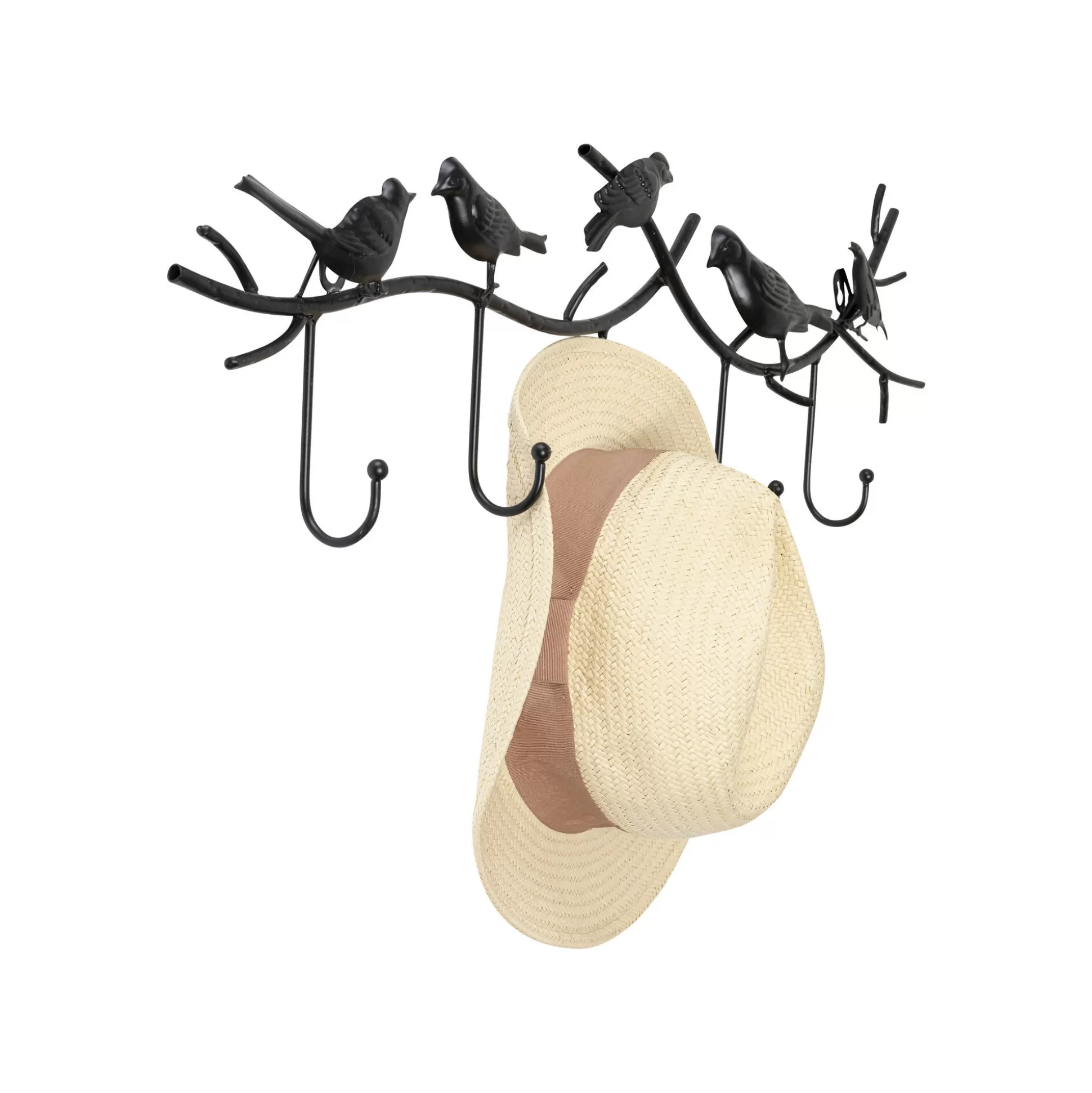 Portemanteau Mural Oiseaux Noirs 71cm ^KARE Design Flash Sale