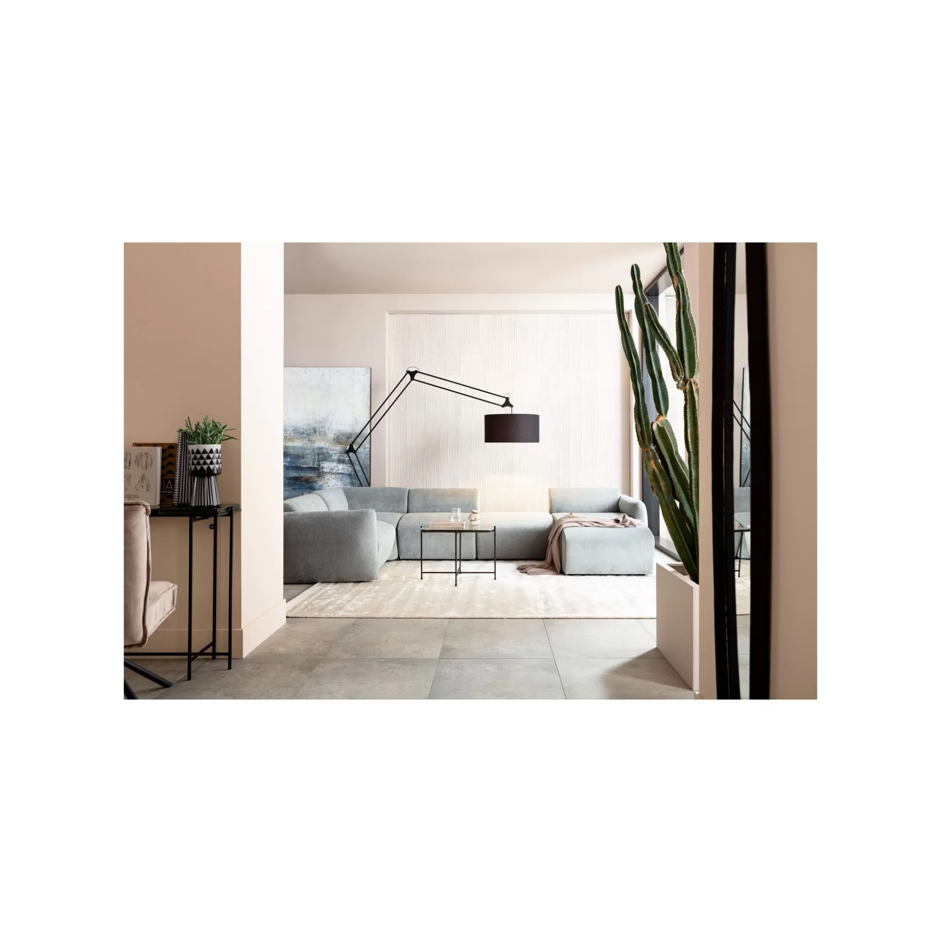 Repose-pieds Lucca Gris ^KARE Design Online