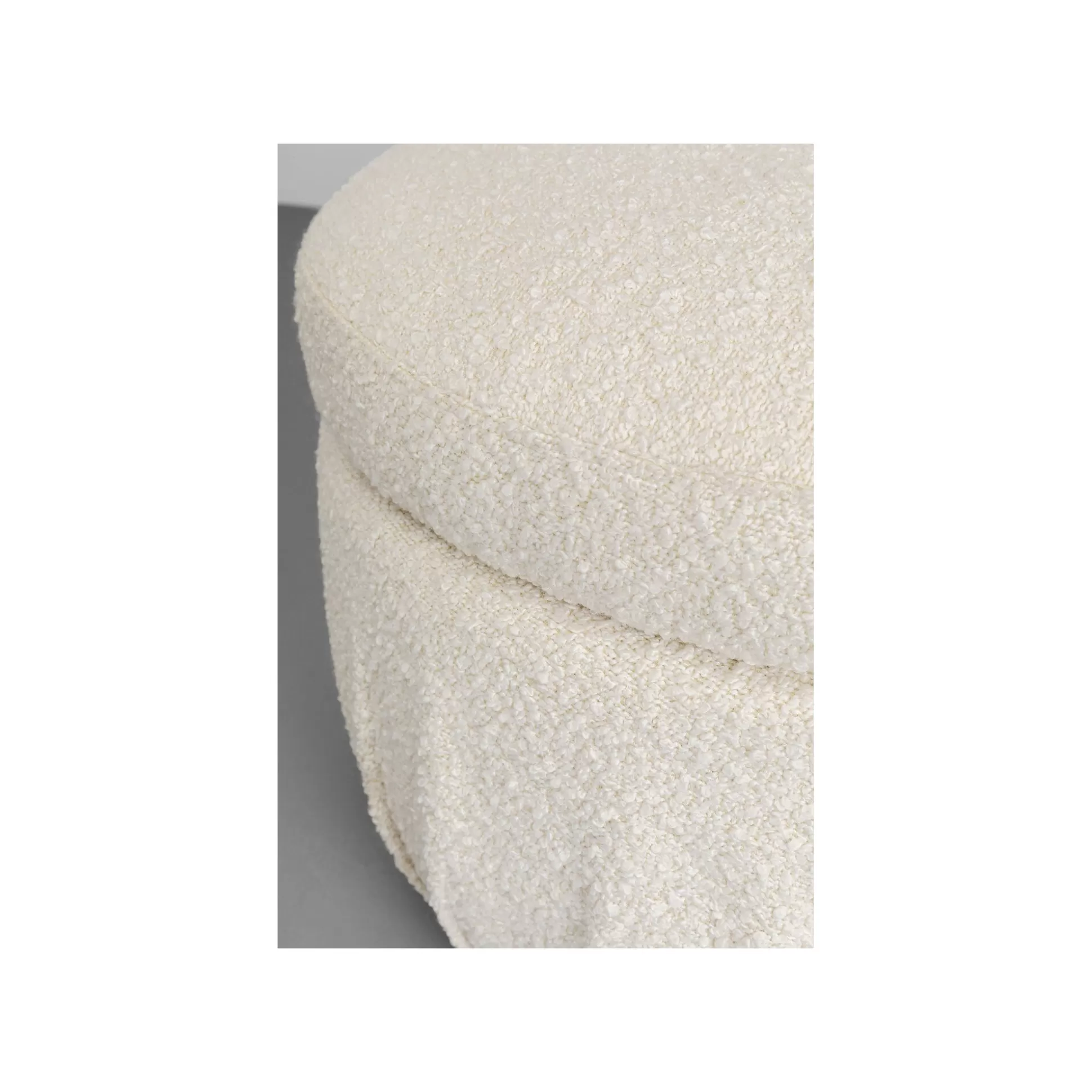 Repose-pieds Nube Boucle Crème ^KARE Design Shop