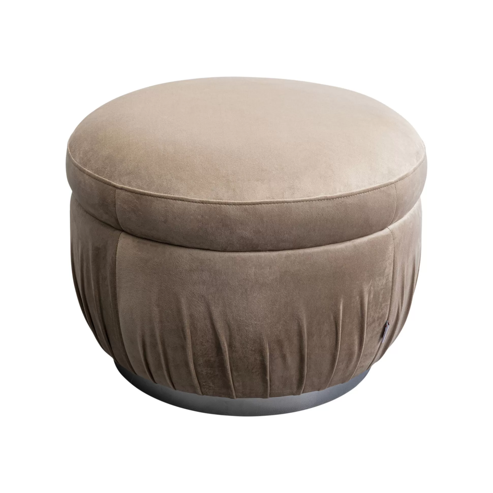 Repose-pieds Nube Velours Gris ^KARE Design Cheap