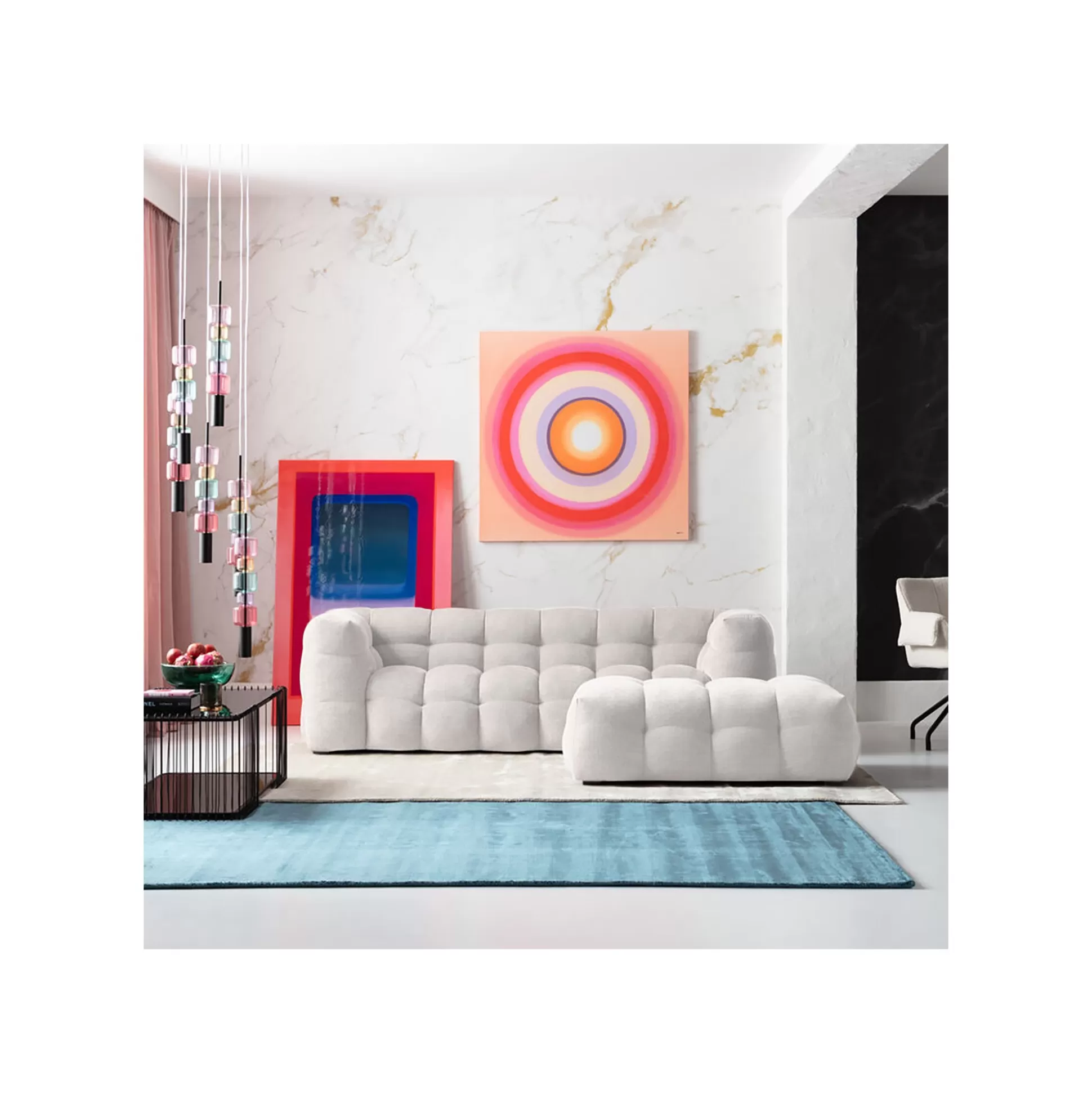 Repose-pieds Salamanca Crème ^KARE Design New