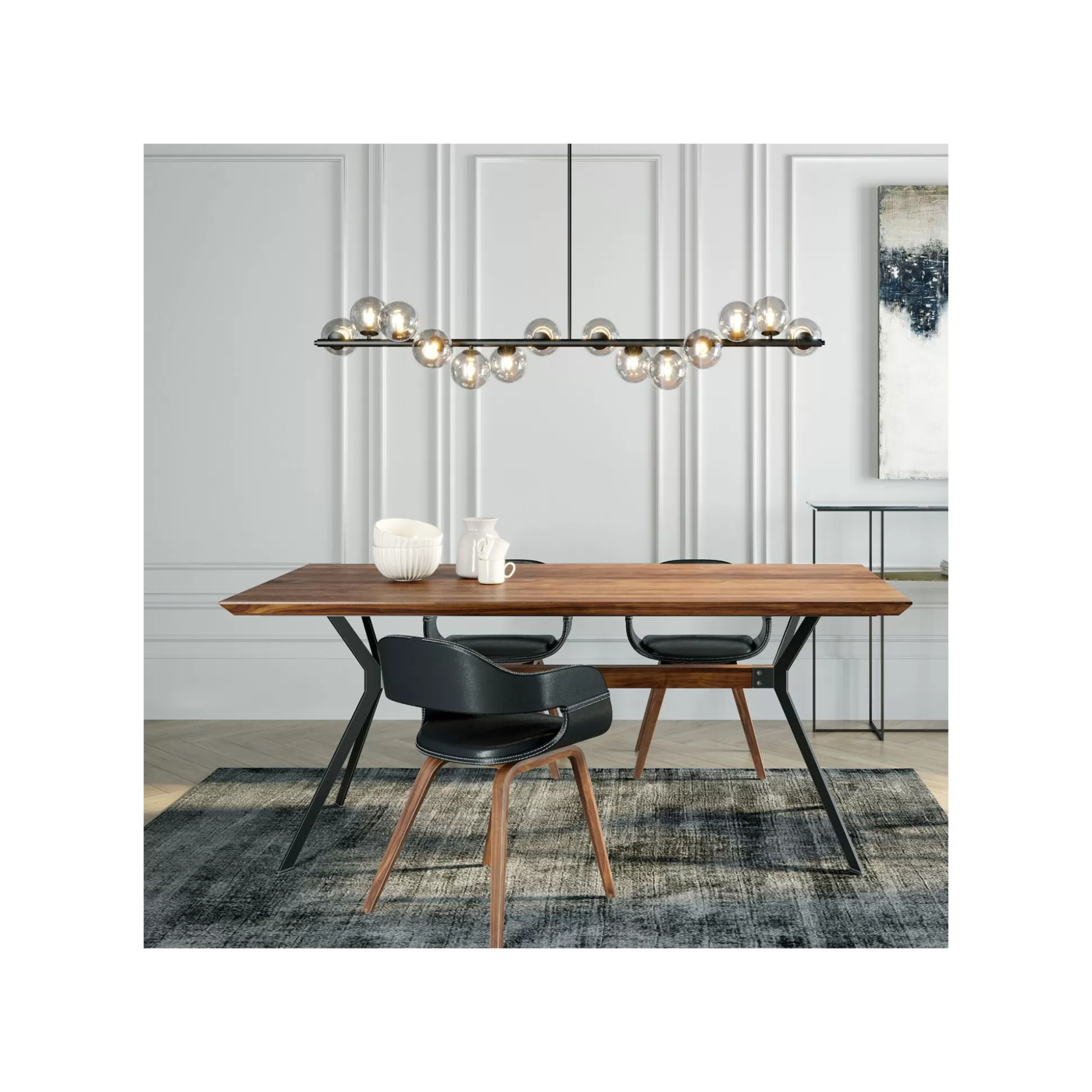 Suspension Scala Balls 150cm Noire ^KARE Design Outlet