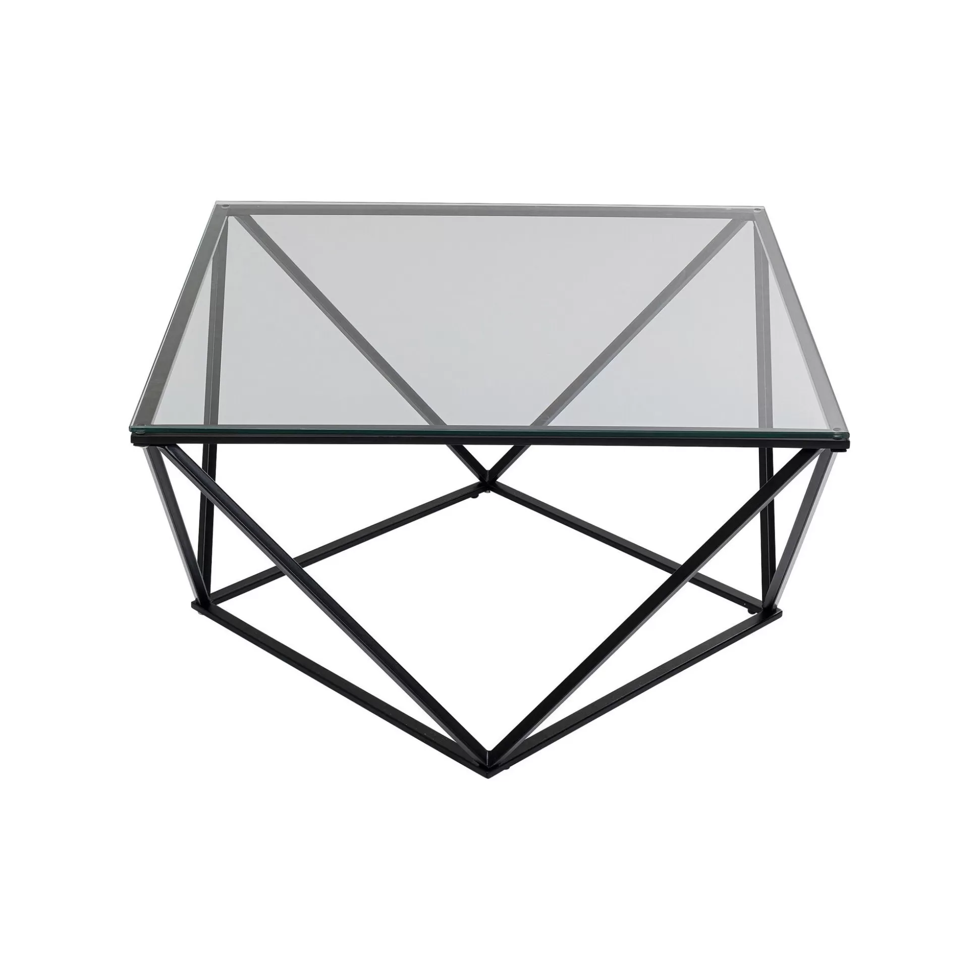 Table Basse Cristallo 80x80cm Noire ^KARE Design Cheap