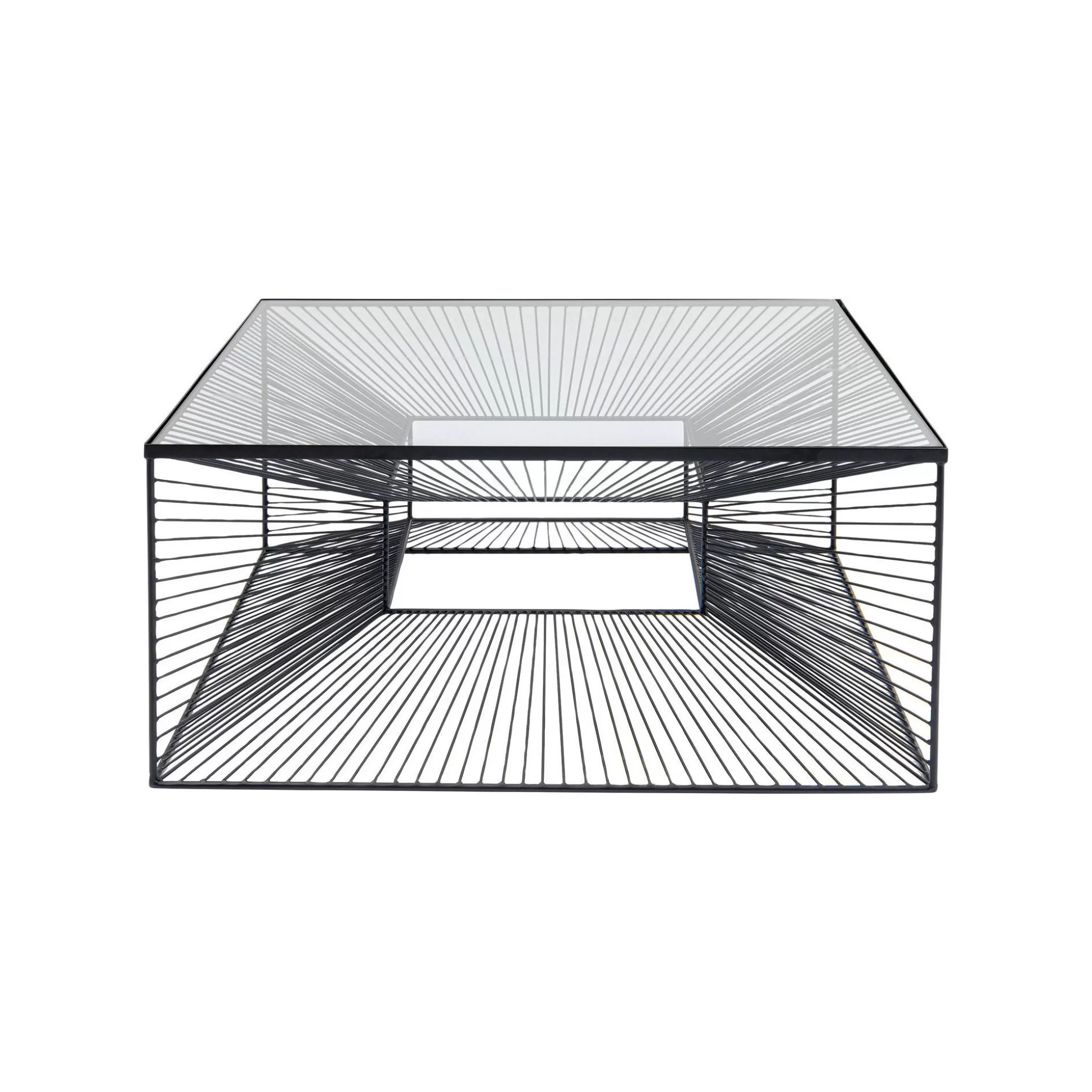 Table Basse Dimension 80x80cm Noire ^KARE Design Discount