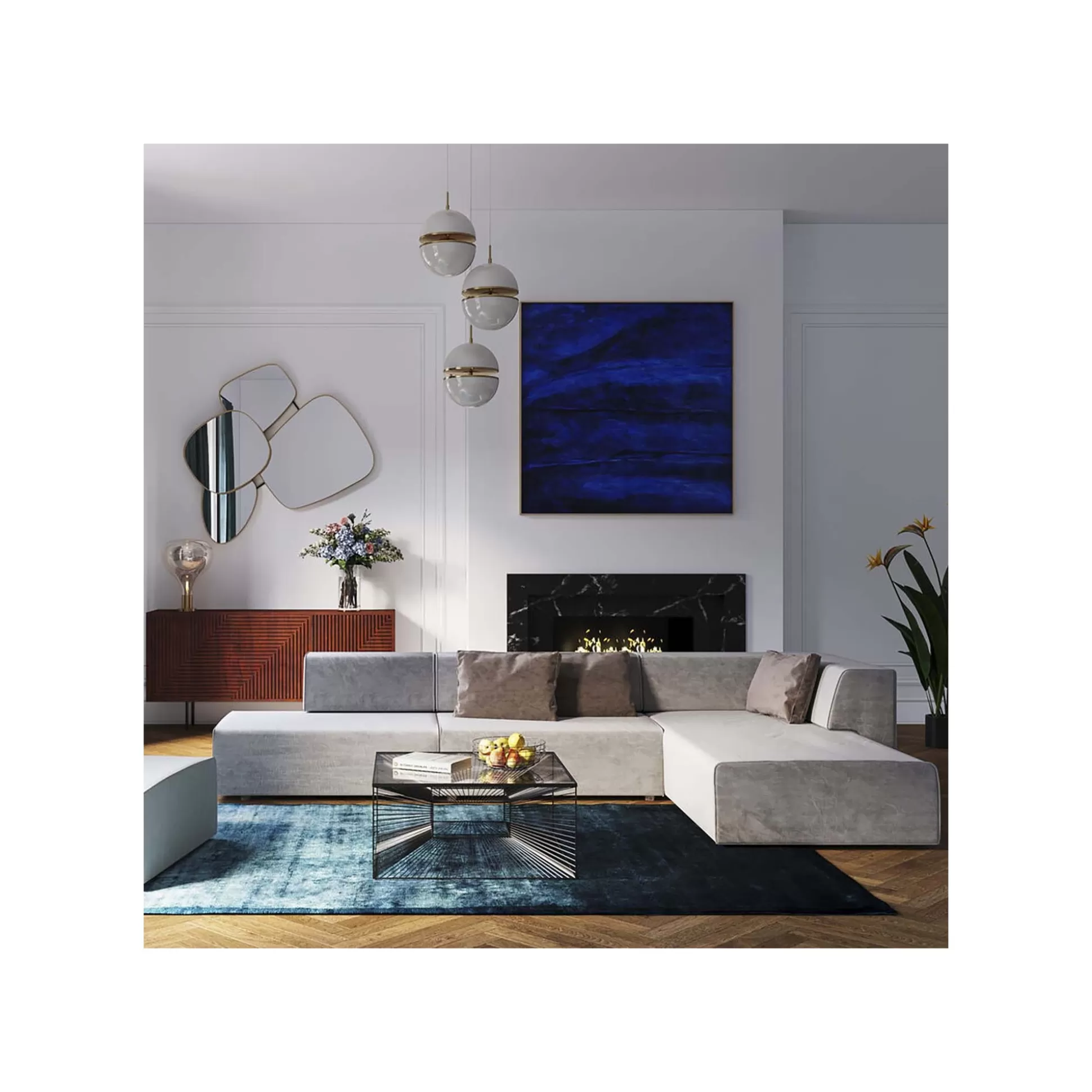 Table Basse Dimension 80x80cm Noire ^KARE Design Discount