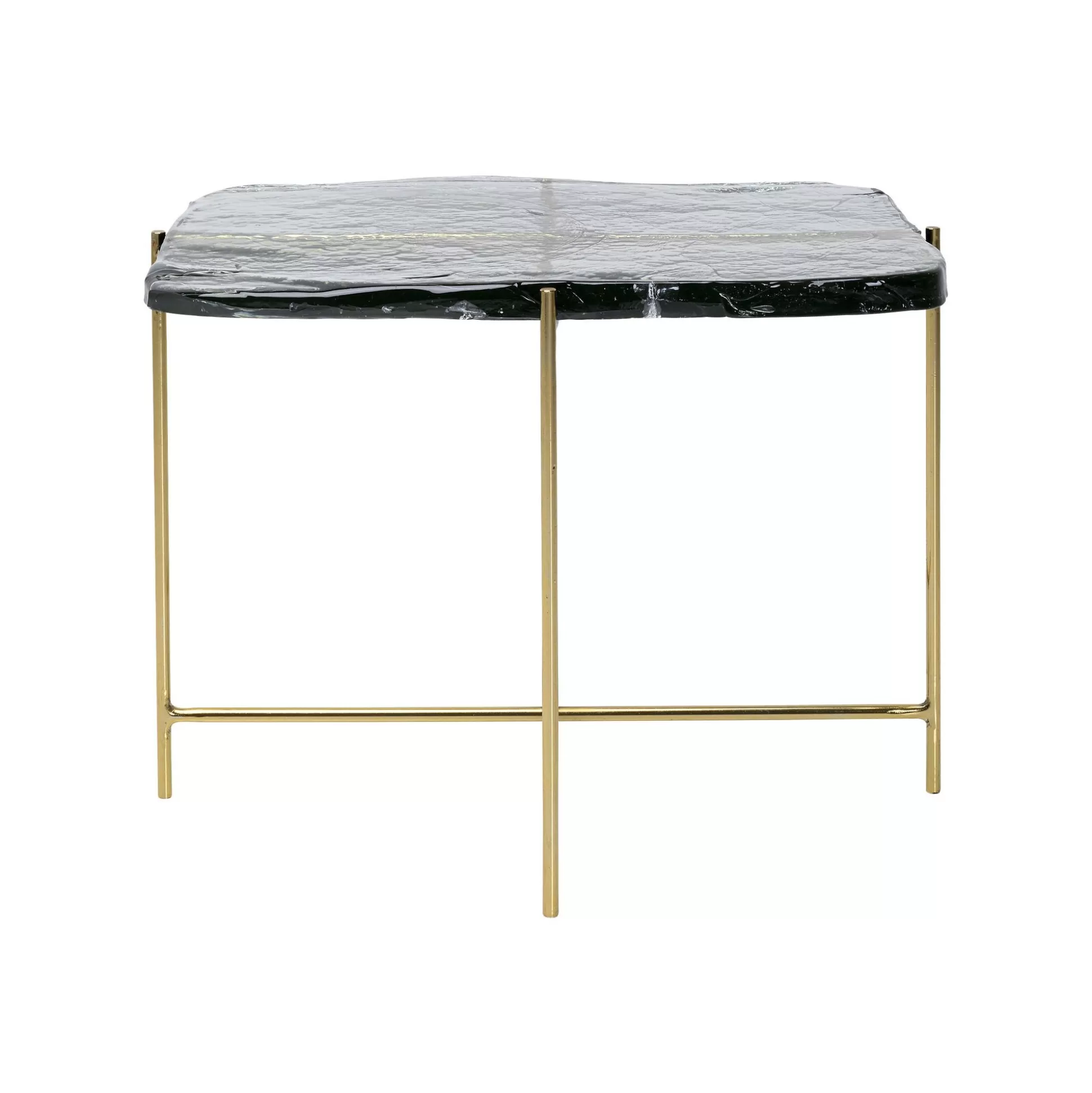 Table Basse Ice 63x46cm Pieds Dorés ^KARE Design Shop