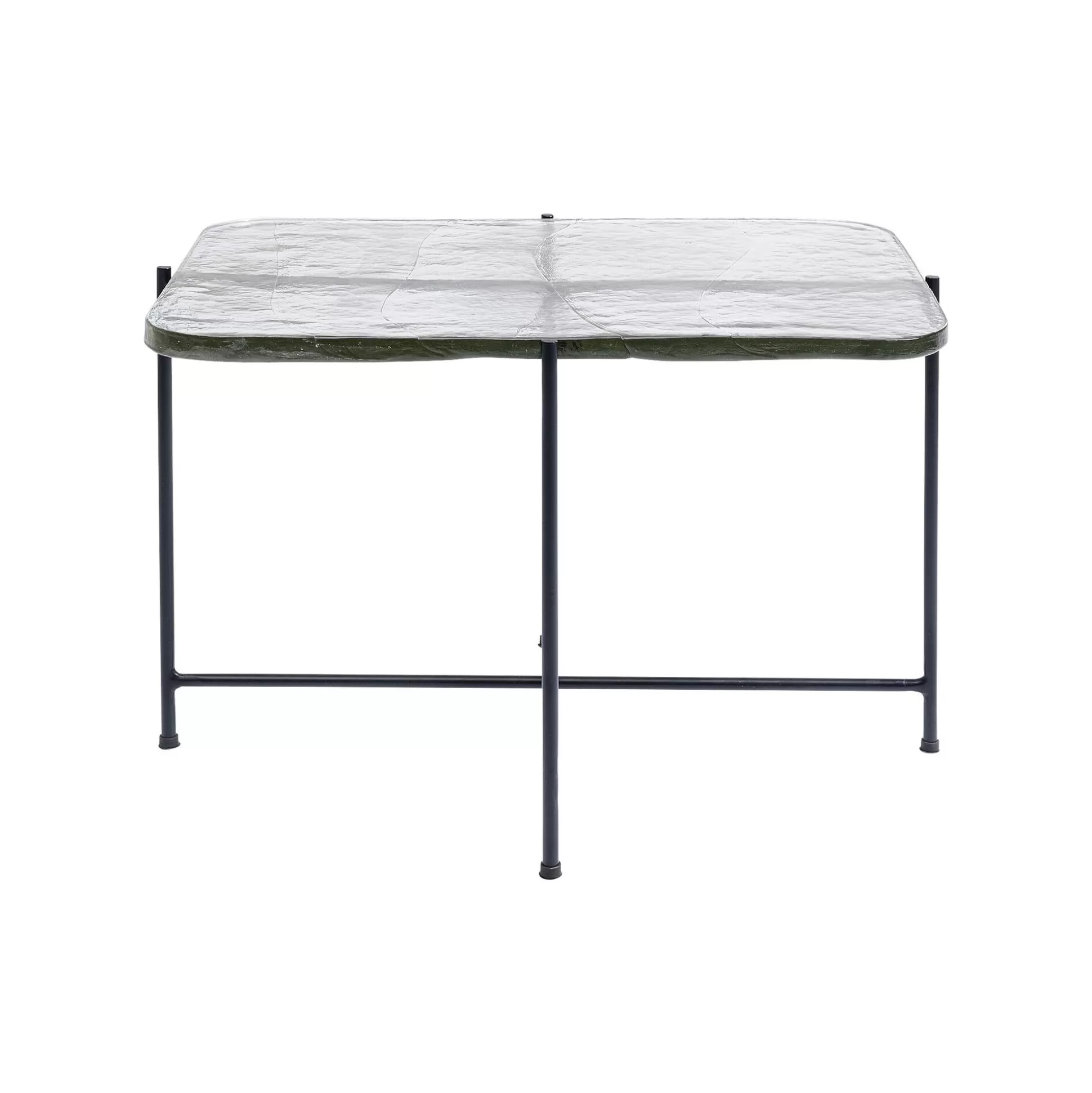 Table Basse Ice 63x46cm Pieds Noirs ^KARE Design Hot