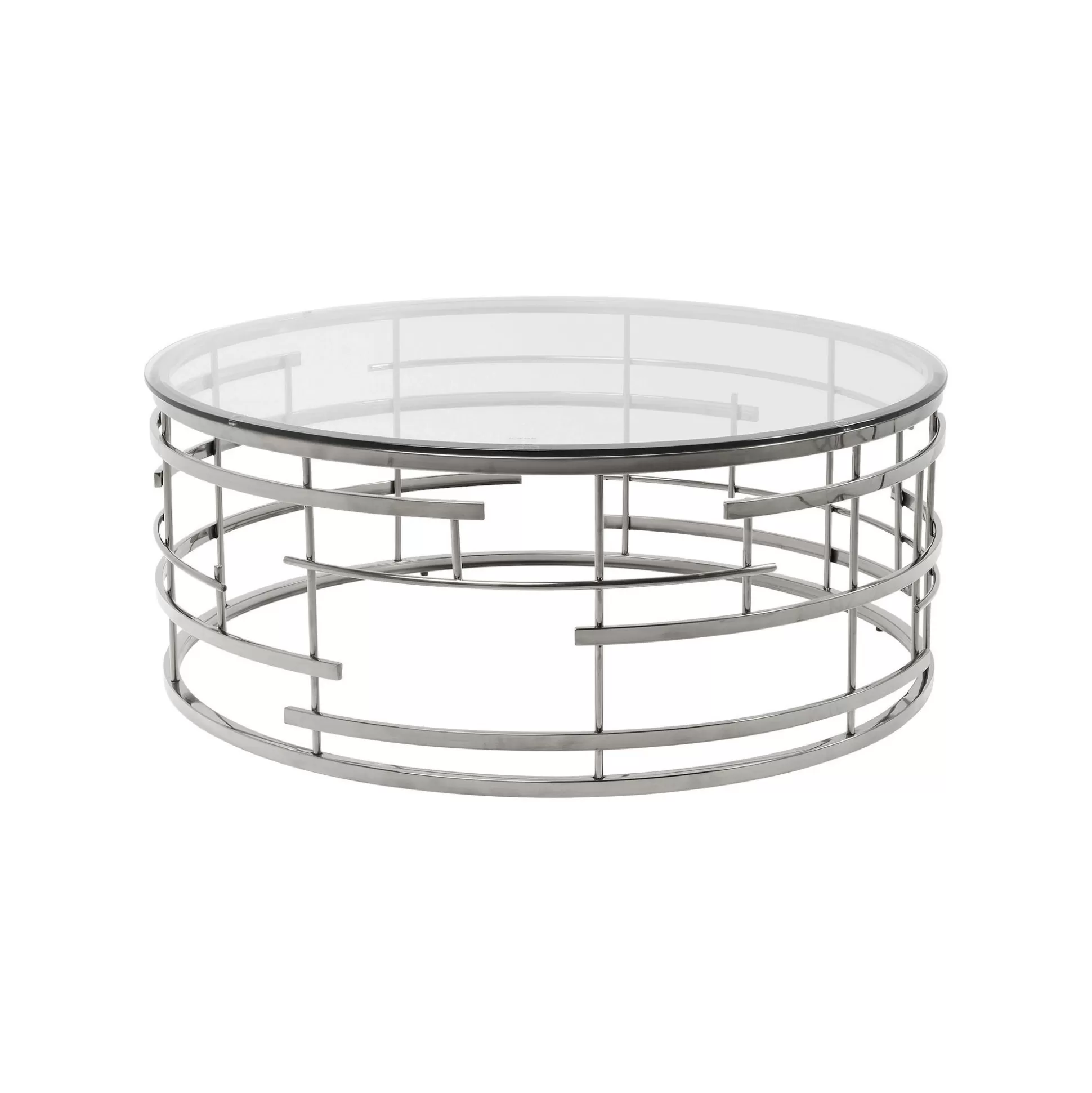 Table Basse Jupiter 100cm Argentée ^KARE Design Best