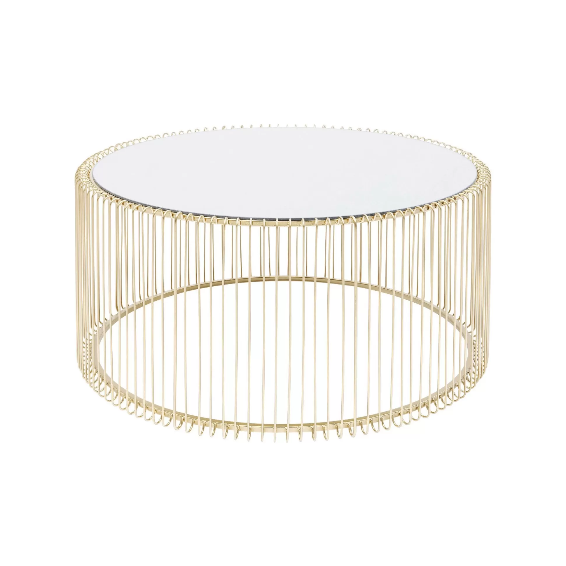Table Basse Ronde Wire 80cm Laiton ^KARE Design Sale