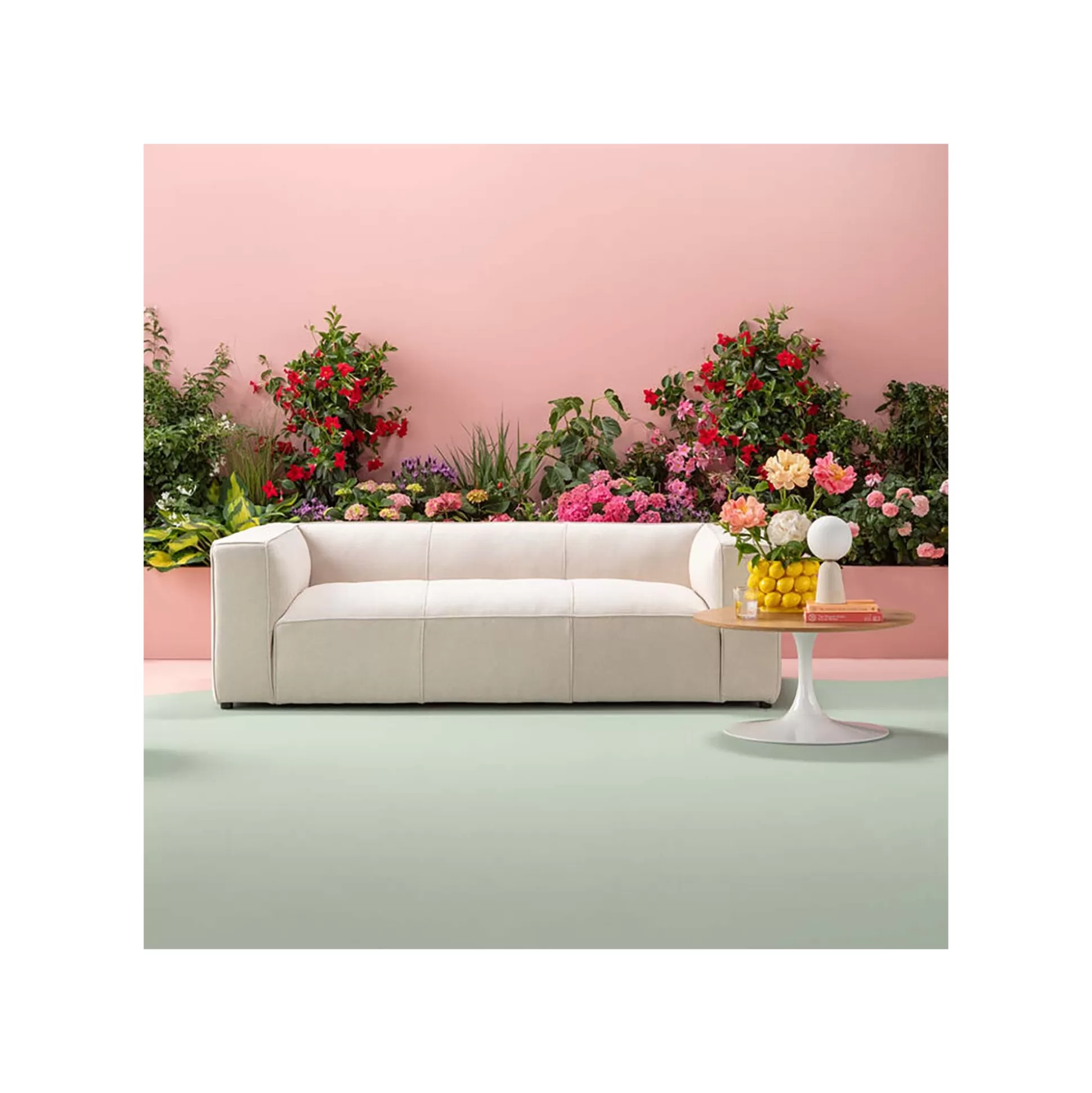 Table Basse Schickeria Chêne Et Blanche 80cm ^KARE Design Best Sale
