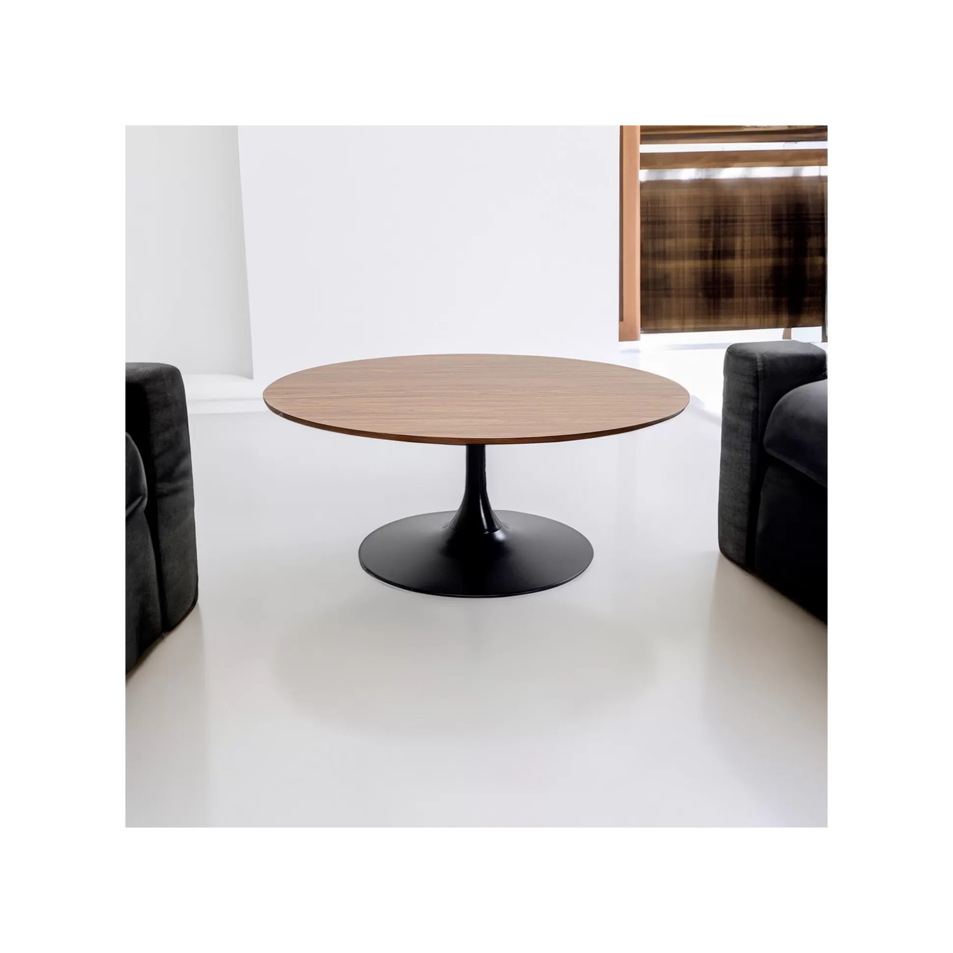 Table Basse Schickeria 110cm Noyer Et Noire ^KARE Design Clearance