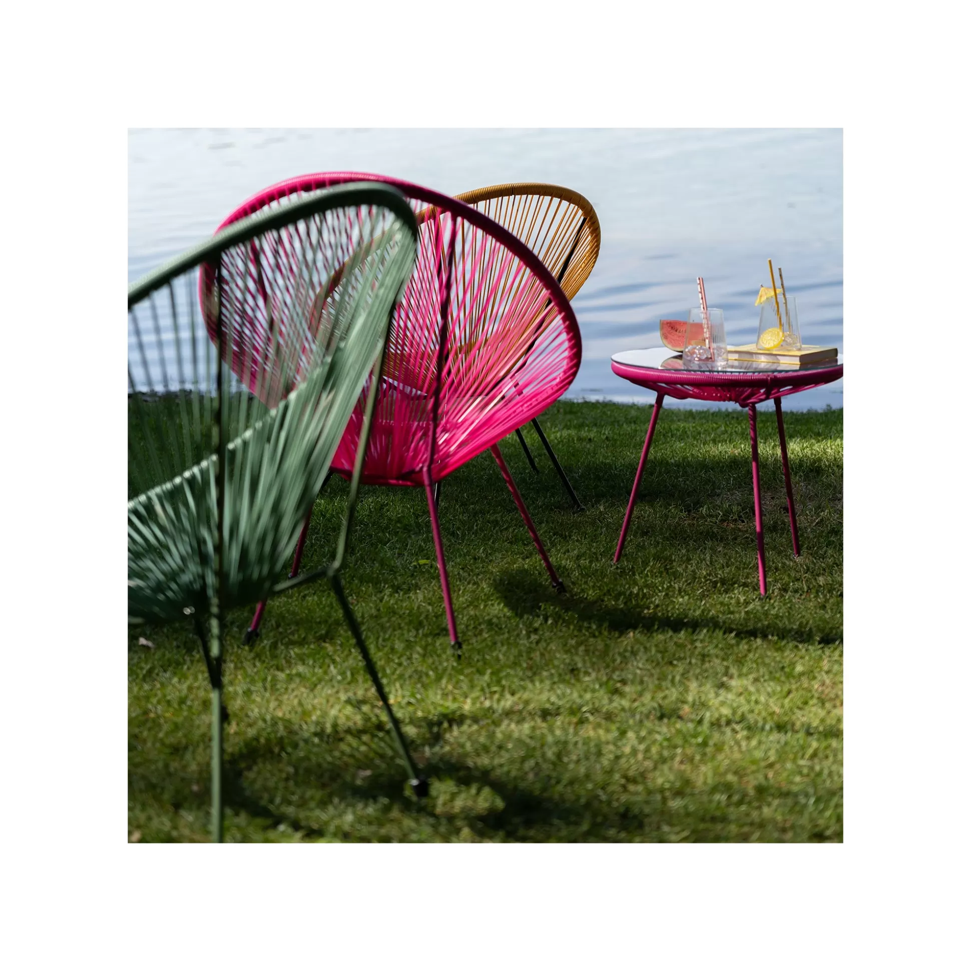 Table D'appoint Acapulco Mono 50cm Rose ^KARE Design Cheap