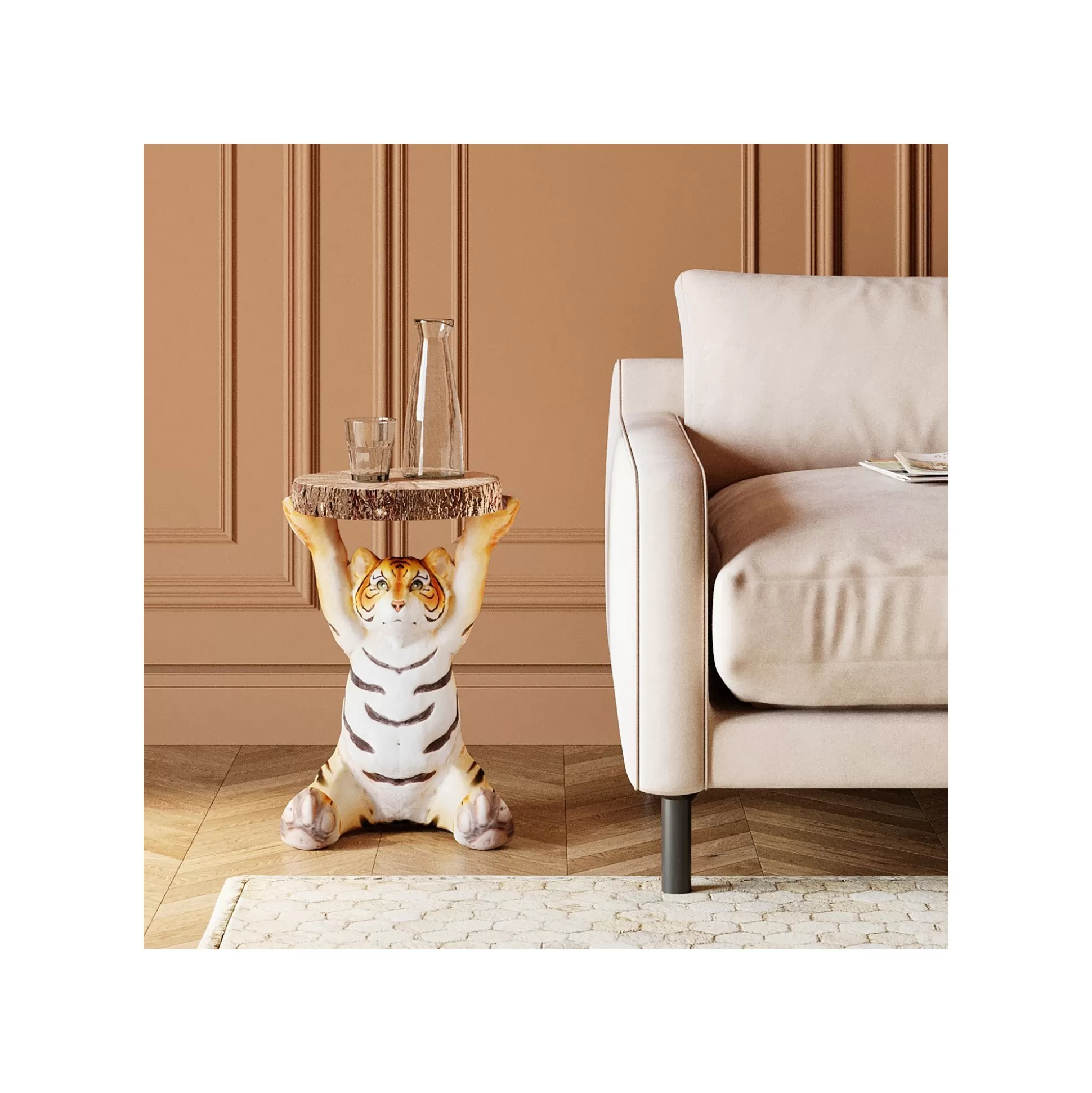 Table D'appoint Animal Tigre ^KARE Design Clearance