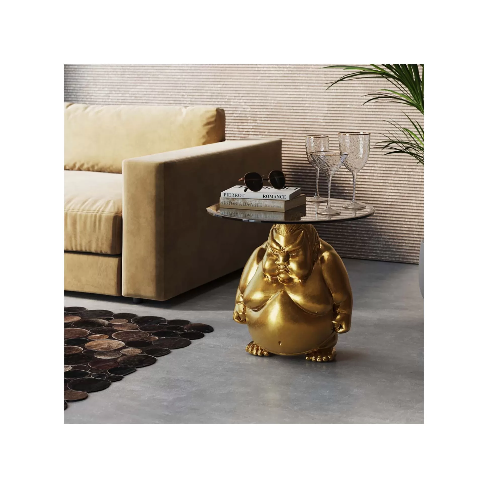 Table D'appoint Sumo Doré 54cm ^KARE Design New