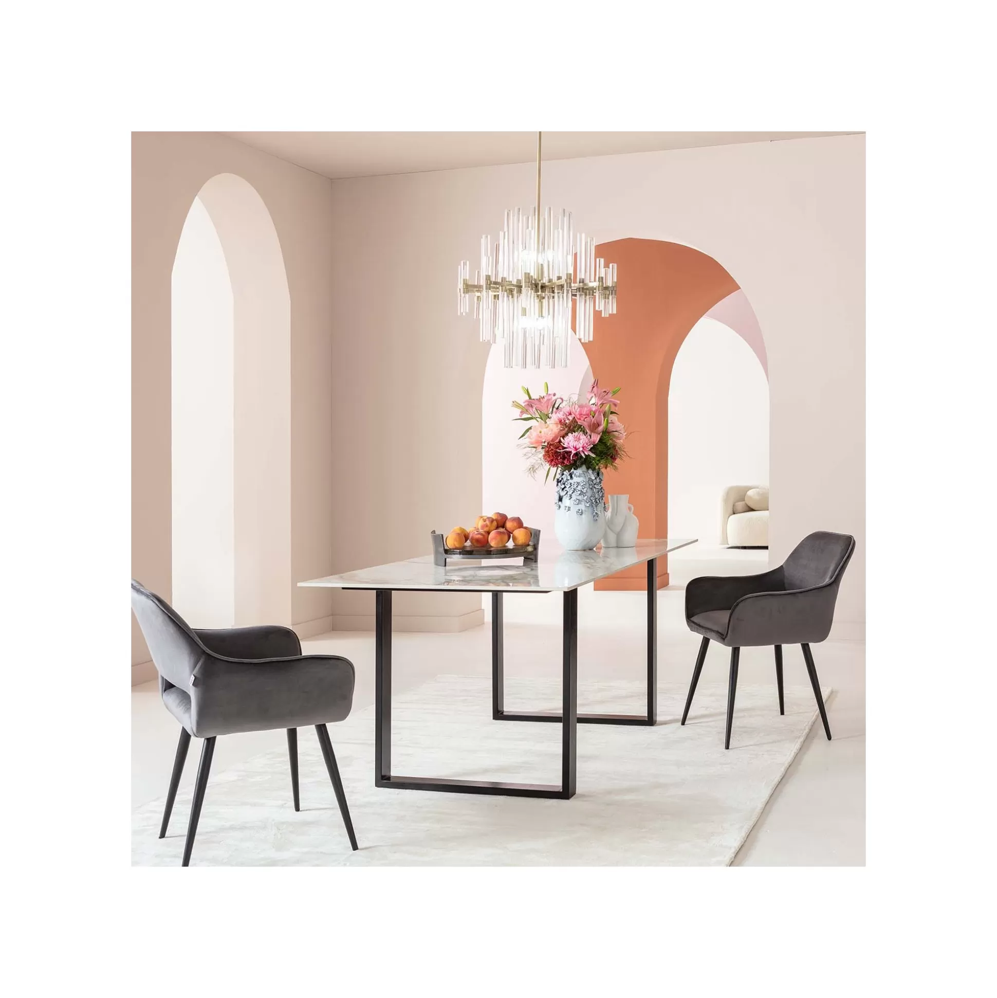 Table Eternity Blanche Et Noire 160x80cm ^KARE Design Discount