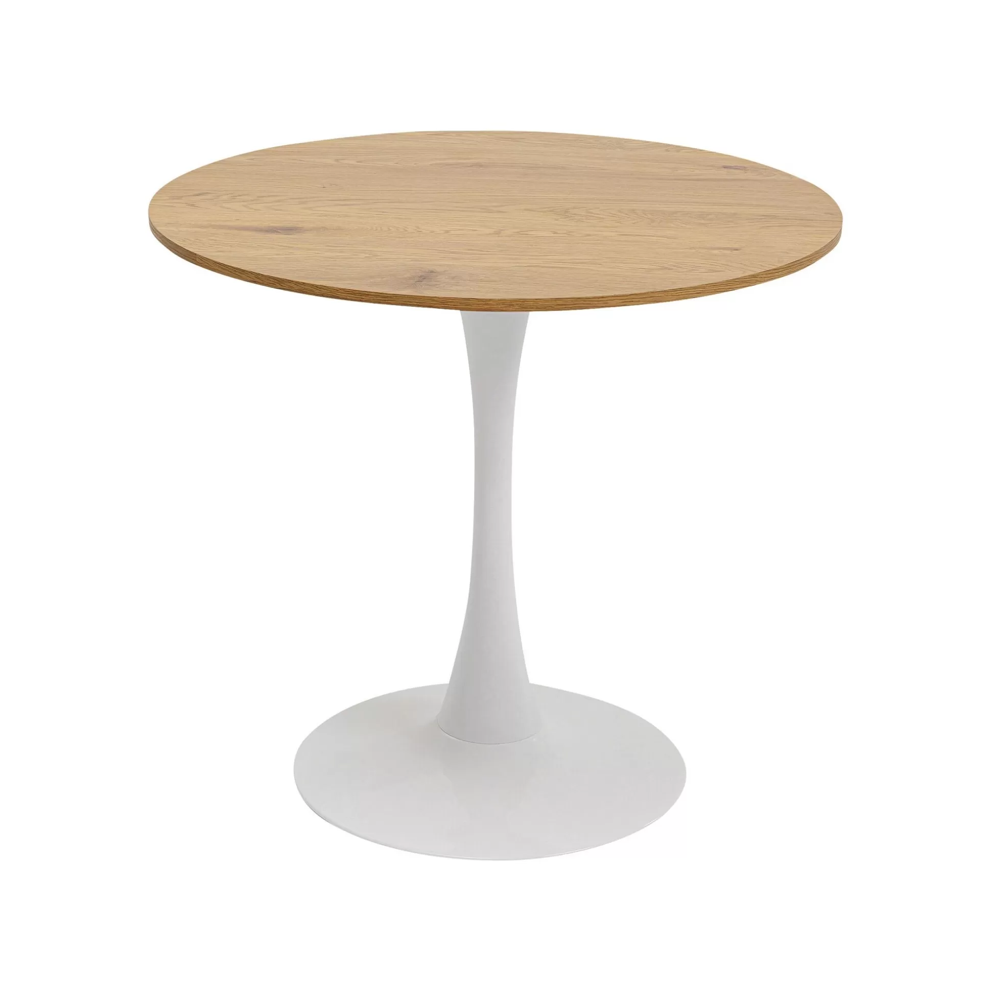 Table Schickeria 80cm Chêne Et Blanche ^KARE Design Outlet