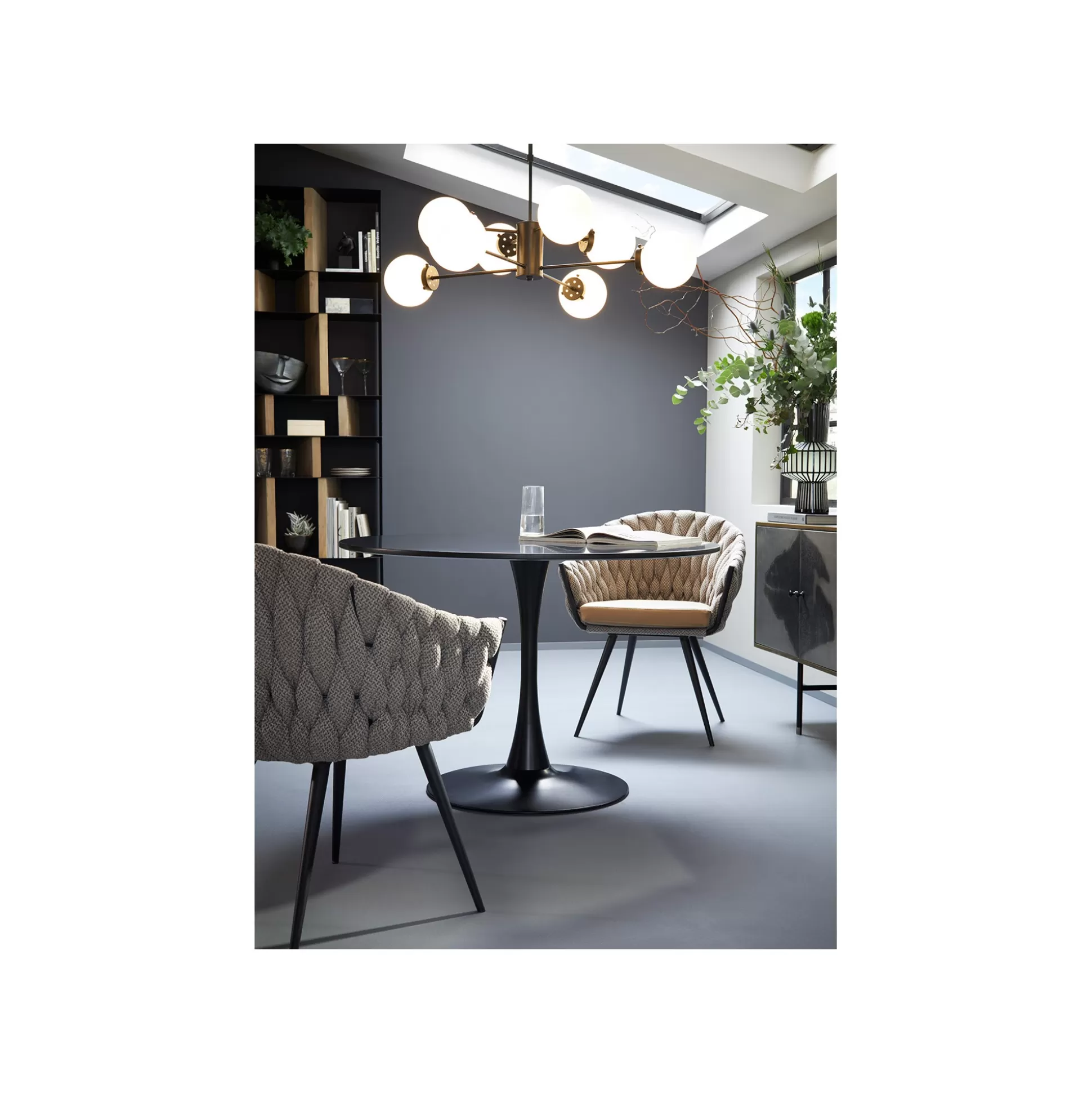 Table Schickeria 110cm Noire ^KARE Design Sale