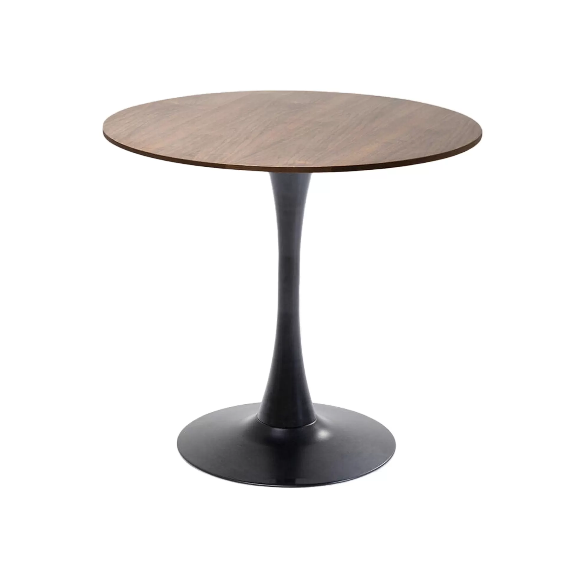 Table Schickeria 80cm Noyer Et Noire ^KARE Design Fashion