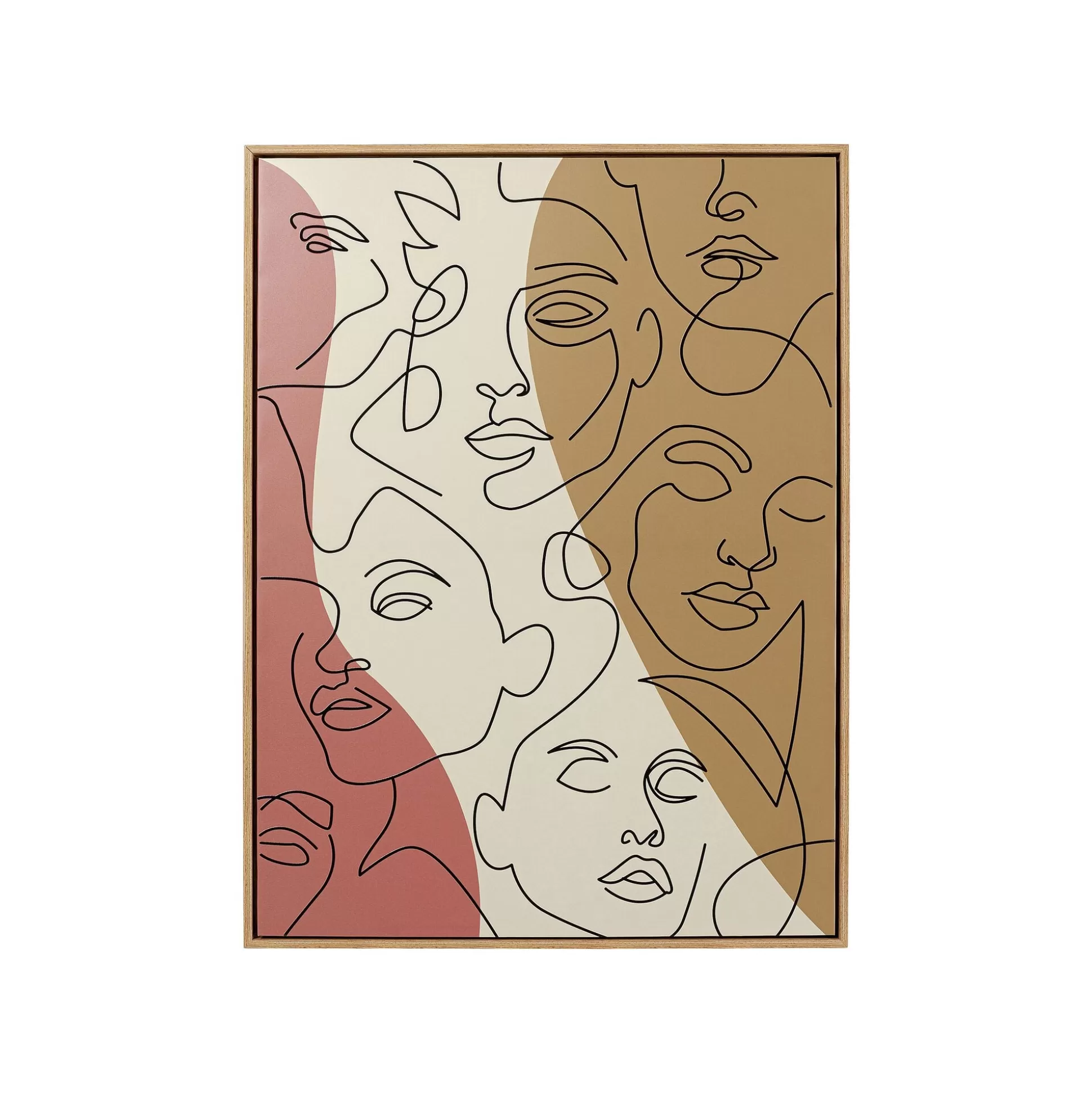 Tableau Faccia Arte Tricolore 90x120cm ^KARE Design Hot