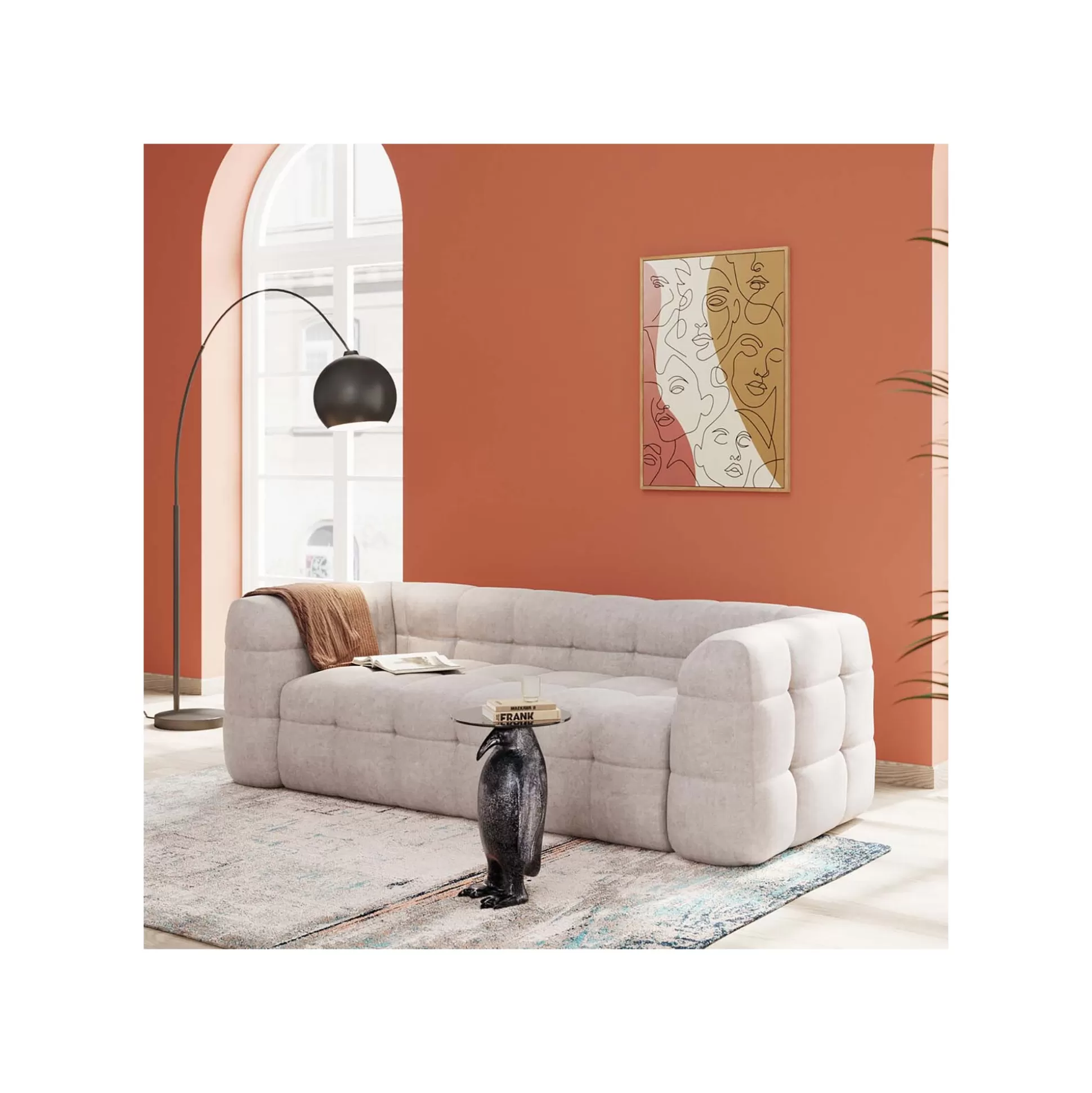 Tableau Faccia Arte Tricolore 90x120cm ^KARE Design Hot