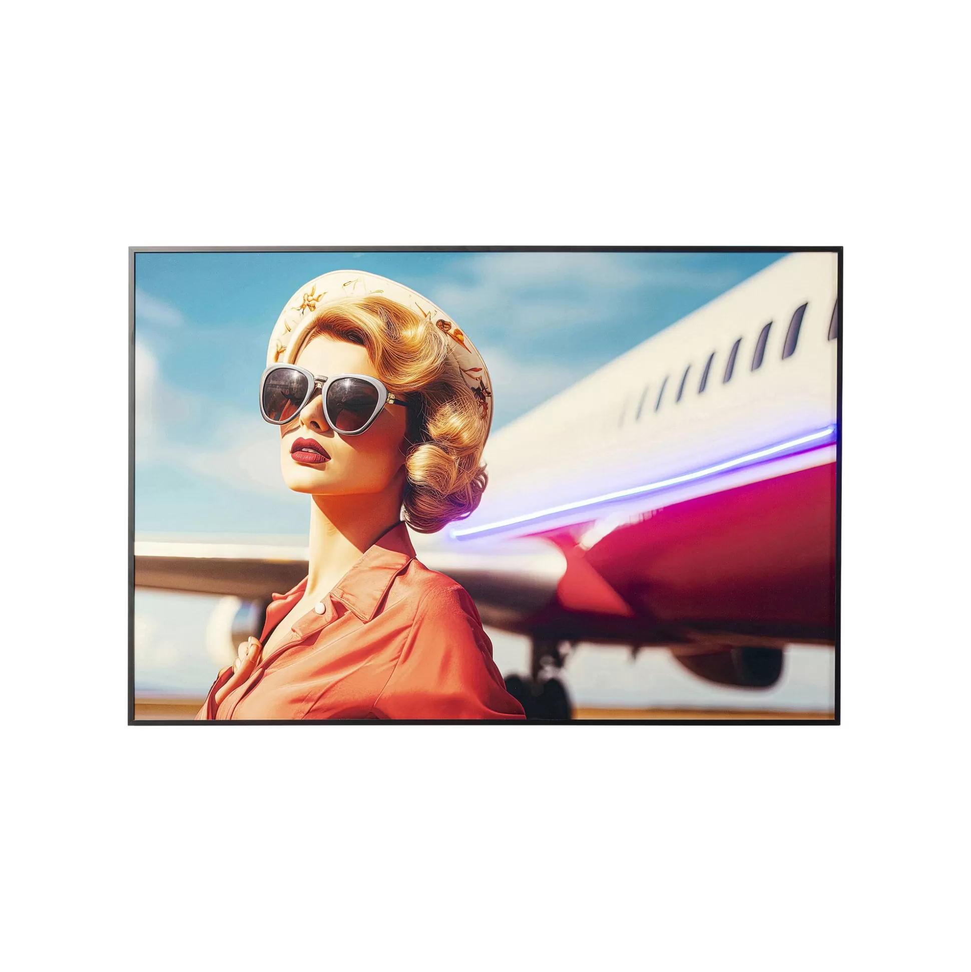 Tableau LED Jetset Blonde 120x80cm ^KARE Design Shop