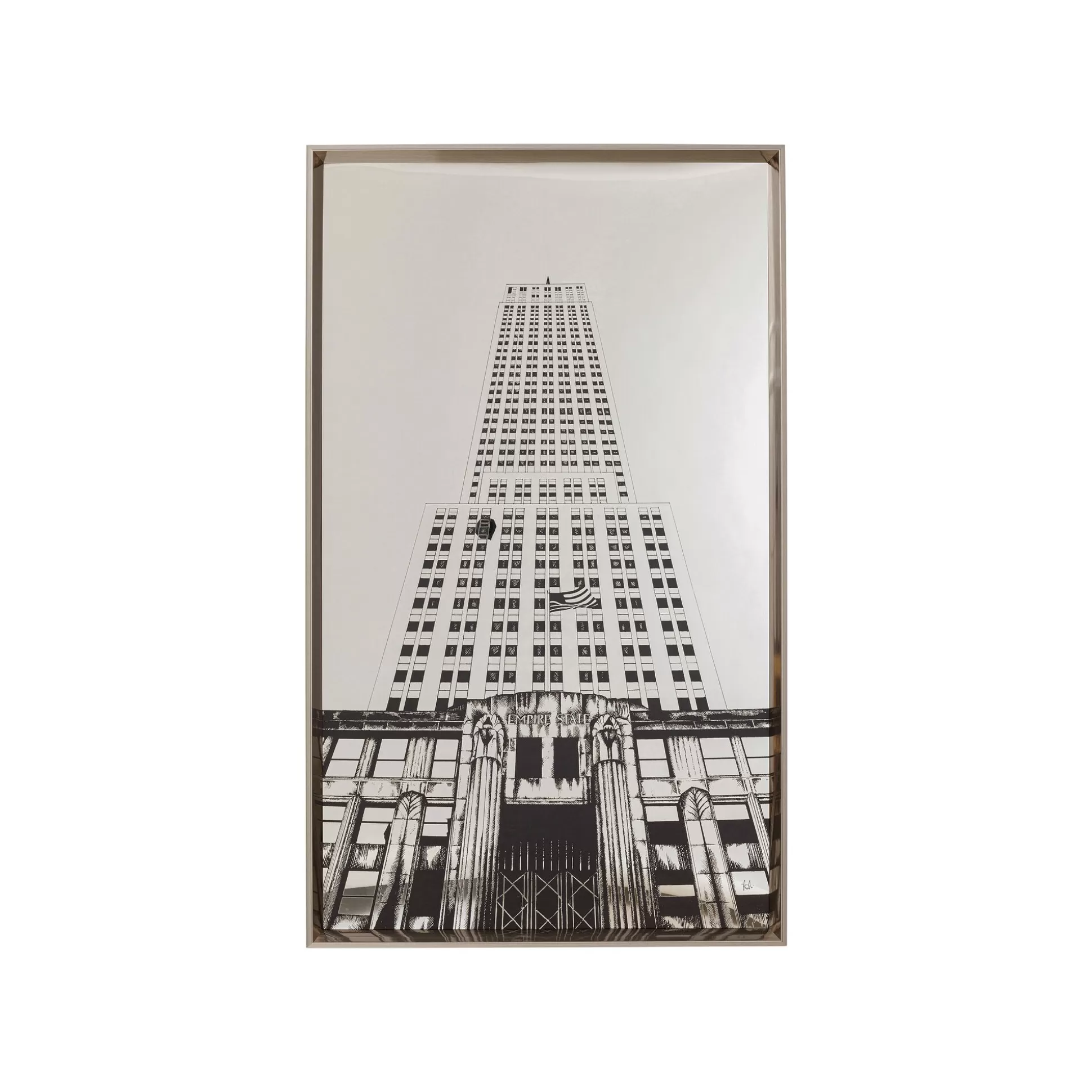 Tableau Miroir Empire State 77x130cm ^KARE Design Shop
