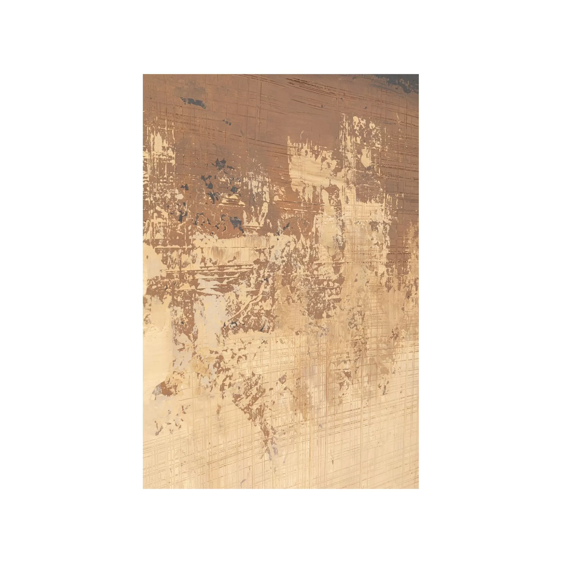 Tableau Silence 120x120cm Marron ^KARE Design Outlet