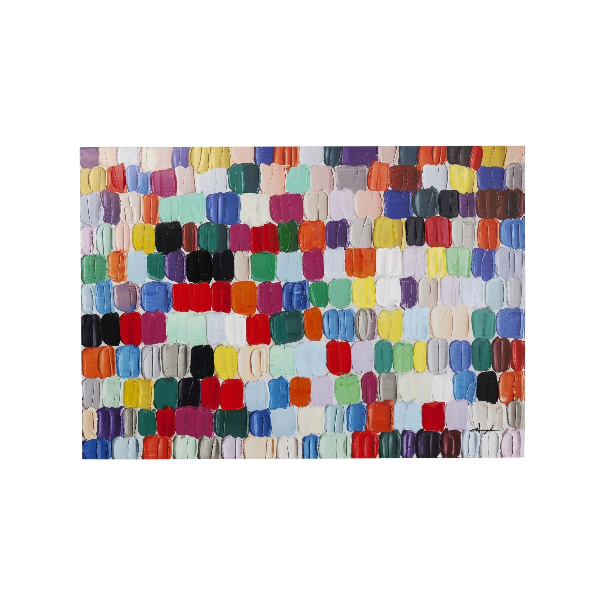 Tableau Touched Colorful Dots 200x140cm ^KARE Design Store
