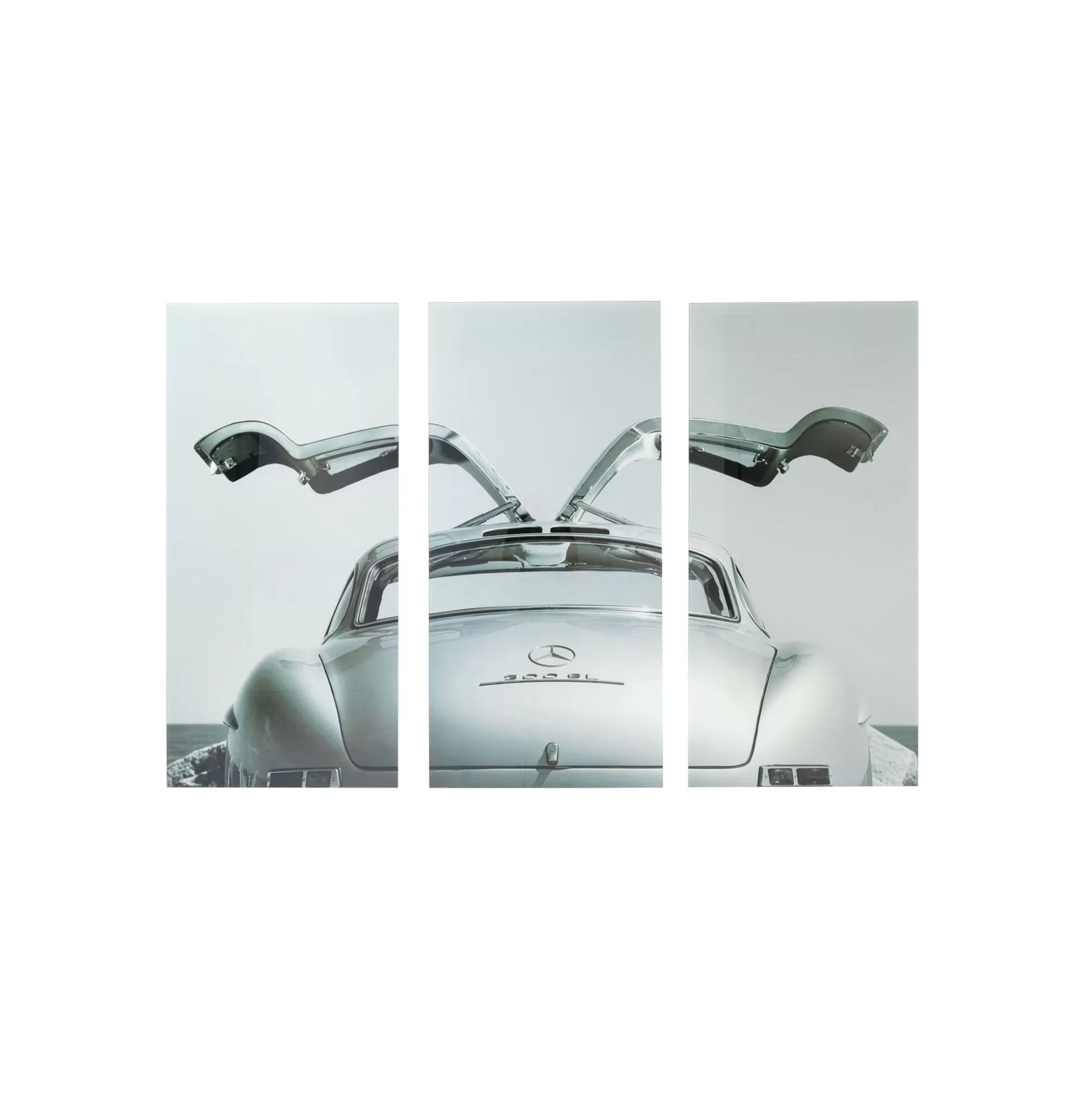 Tableaux En Verre Triptychon Voiture 240x160cm Set De 3 ^KARE Design Sale