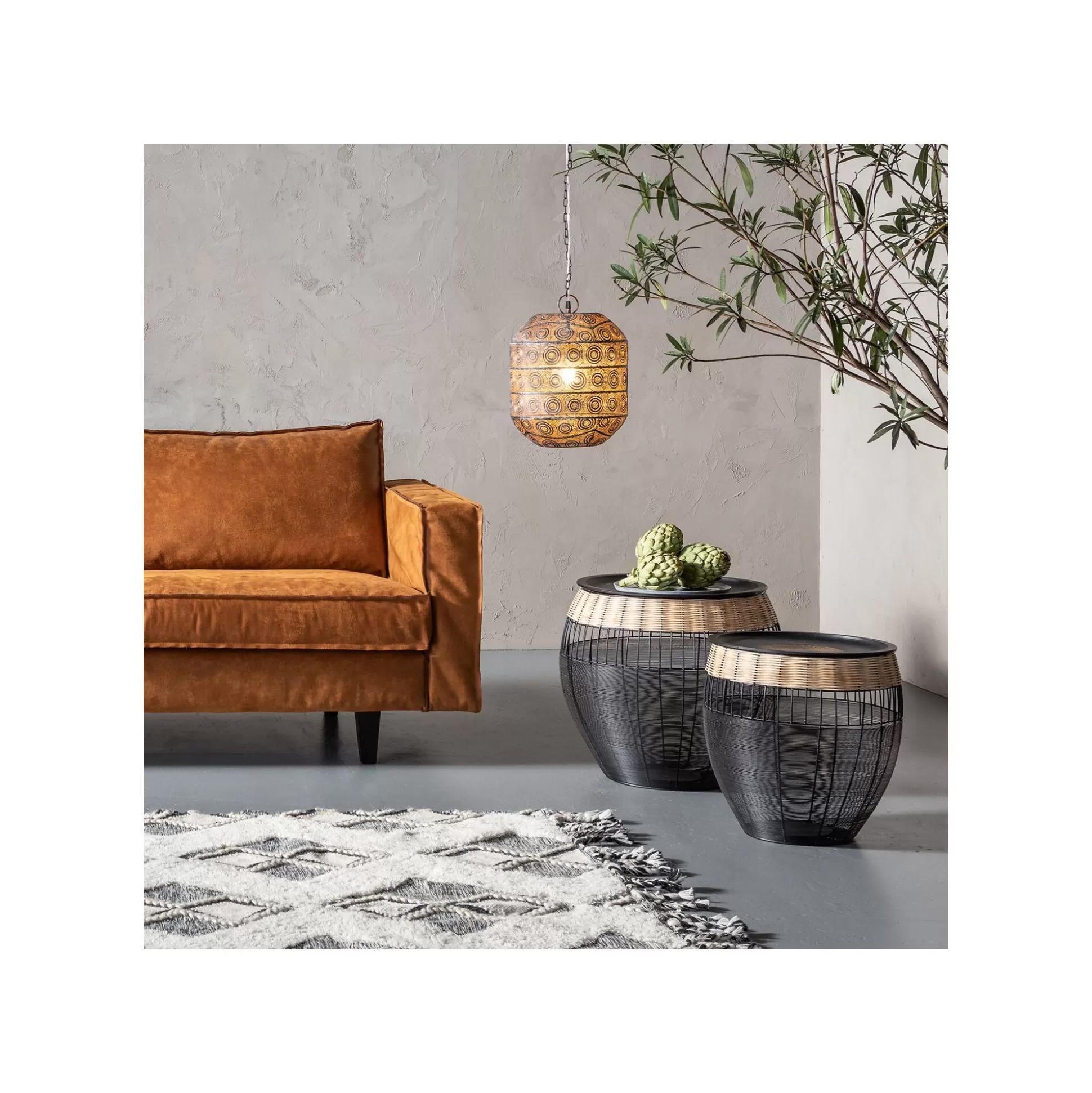 Tables D'appoint African Drums Set De 2 ^KARE Design Shop