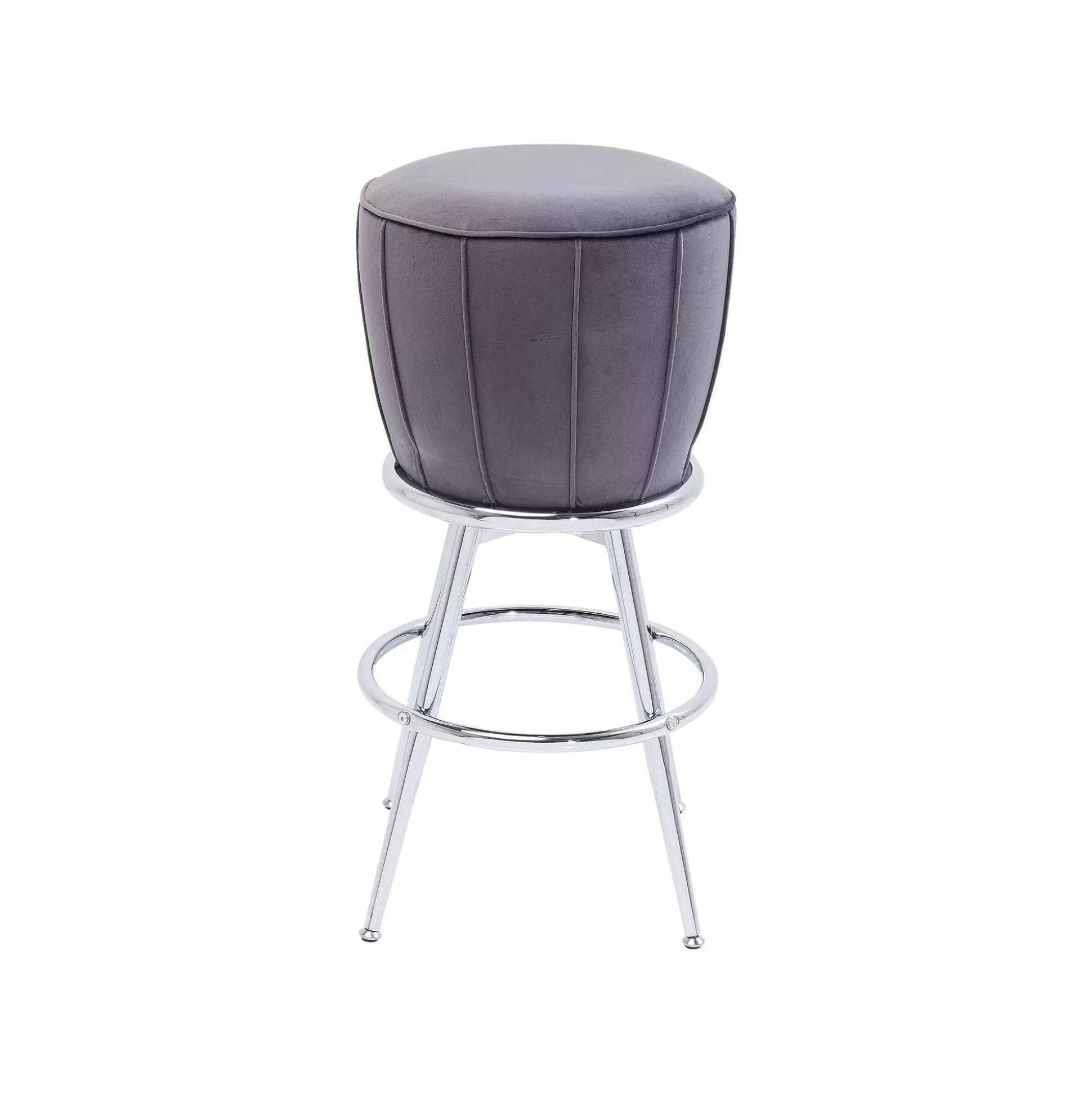 Tabouret De Bar After Work Velours Gris ^KARE Design Fashion