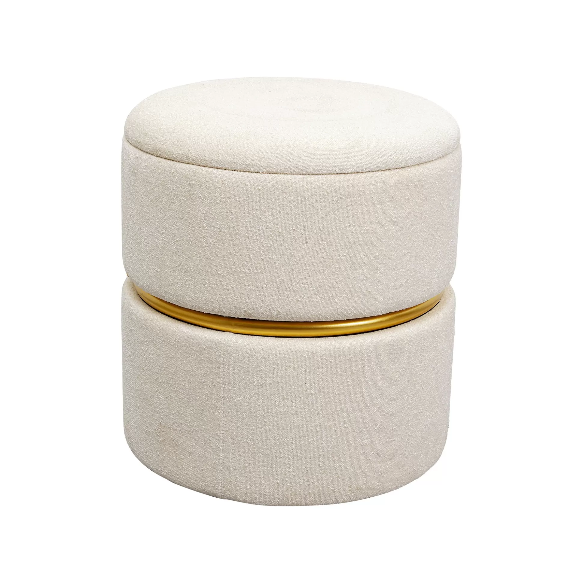 Tabouret-coffre Rumba Crème ^KARE Design Best Sale