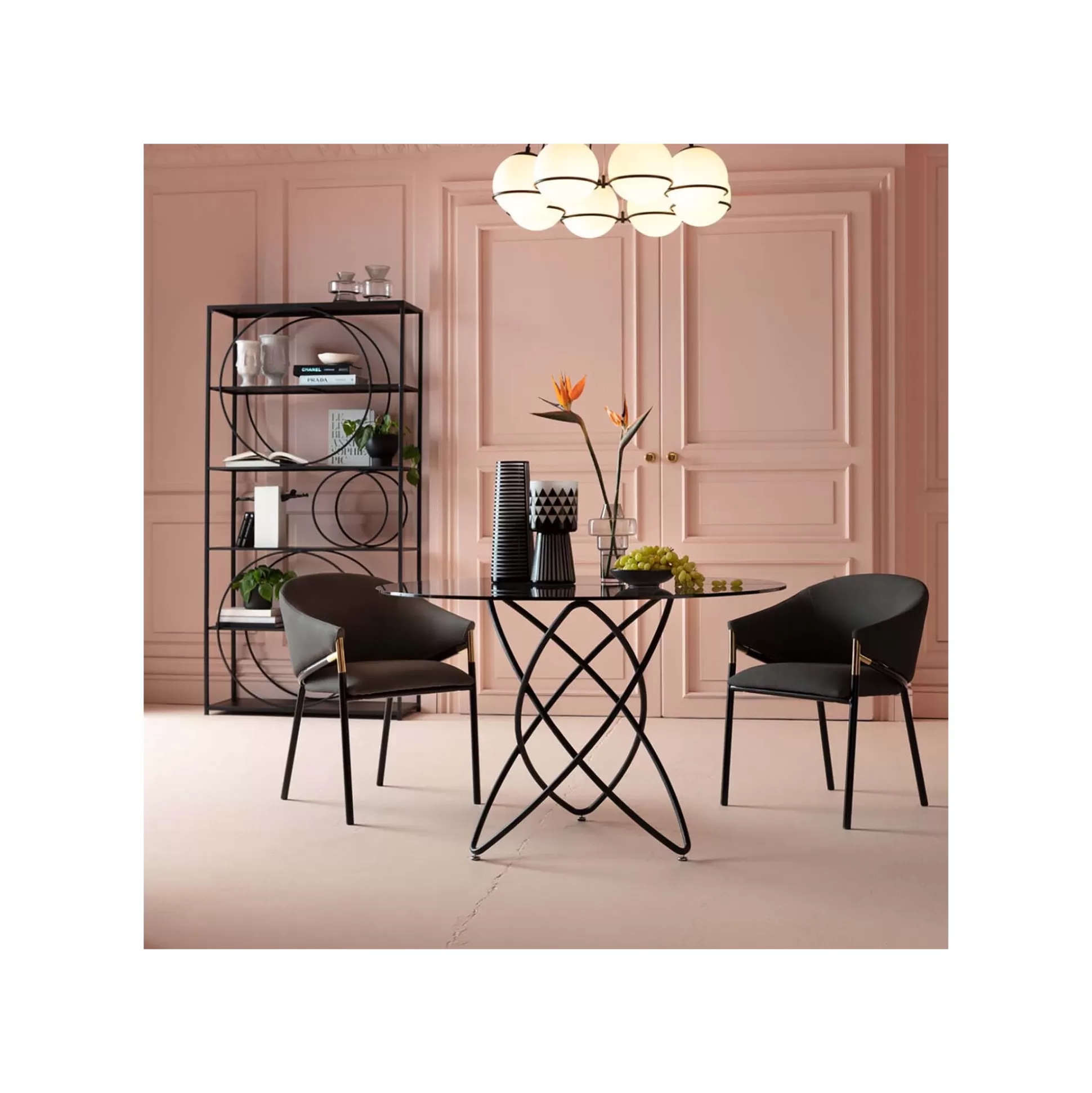 Étagère Circle Noire 200x100cm ^KARE Design Sale