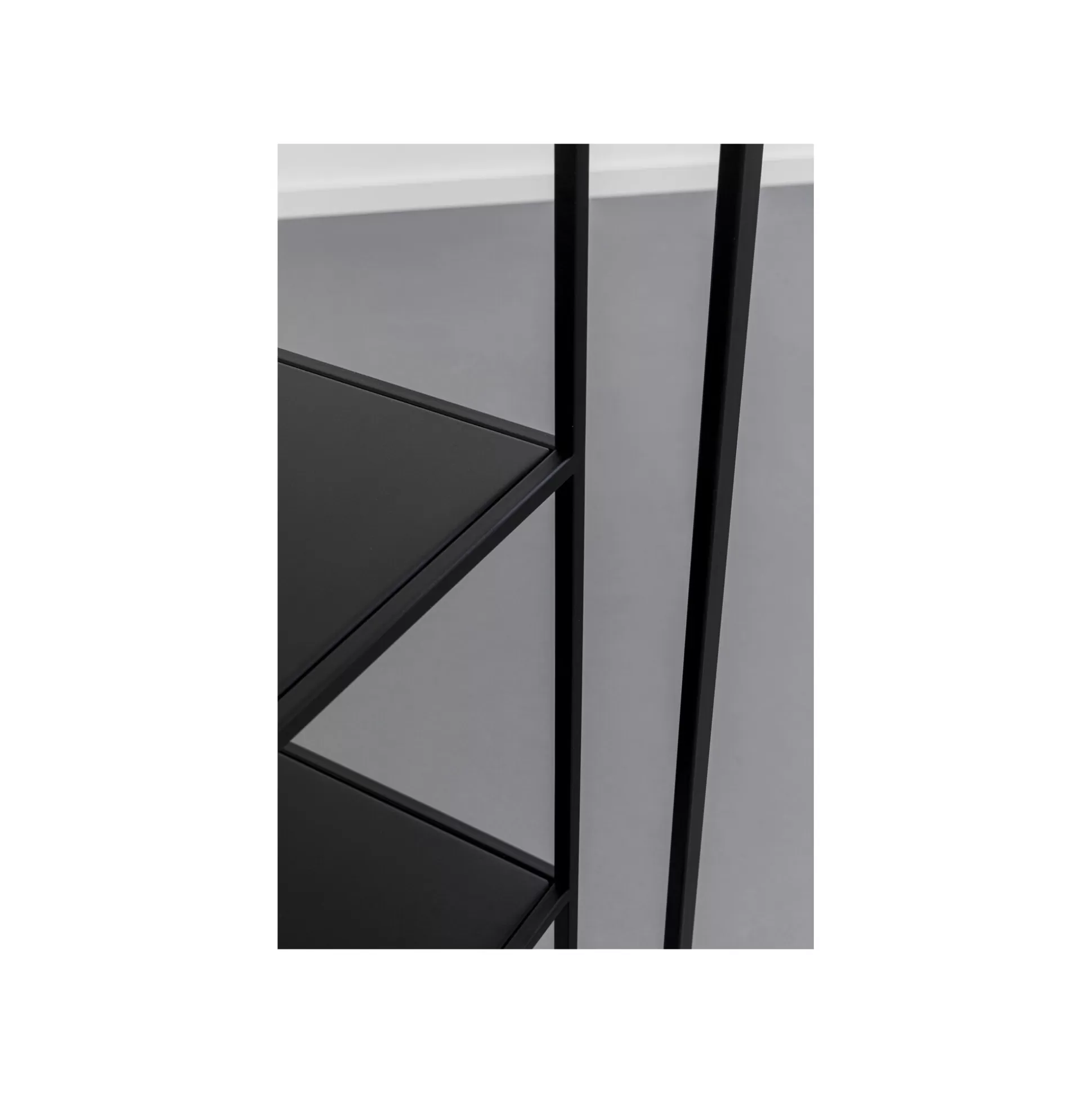 Étagère Corinne 200x90cm Noire ^KARE Design Discount