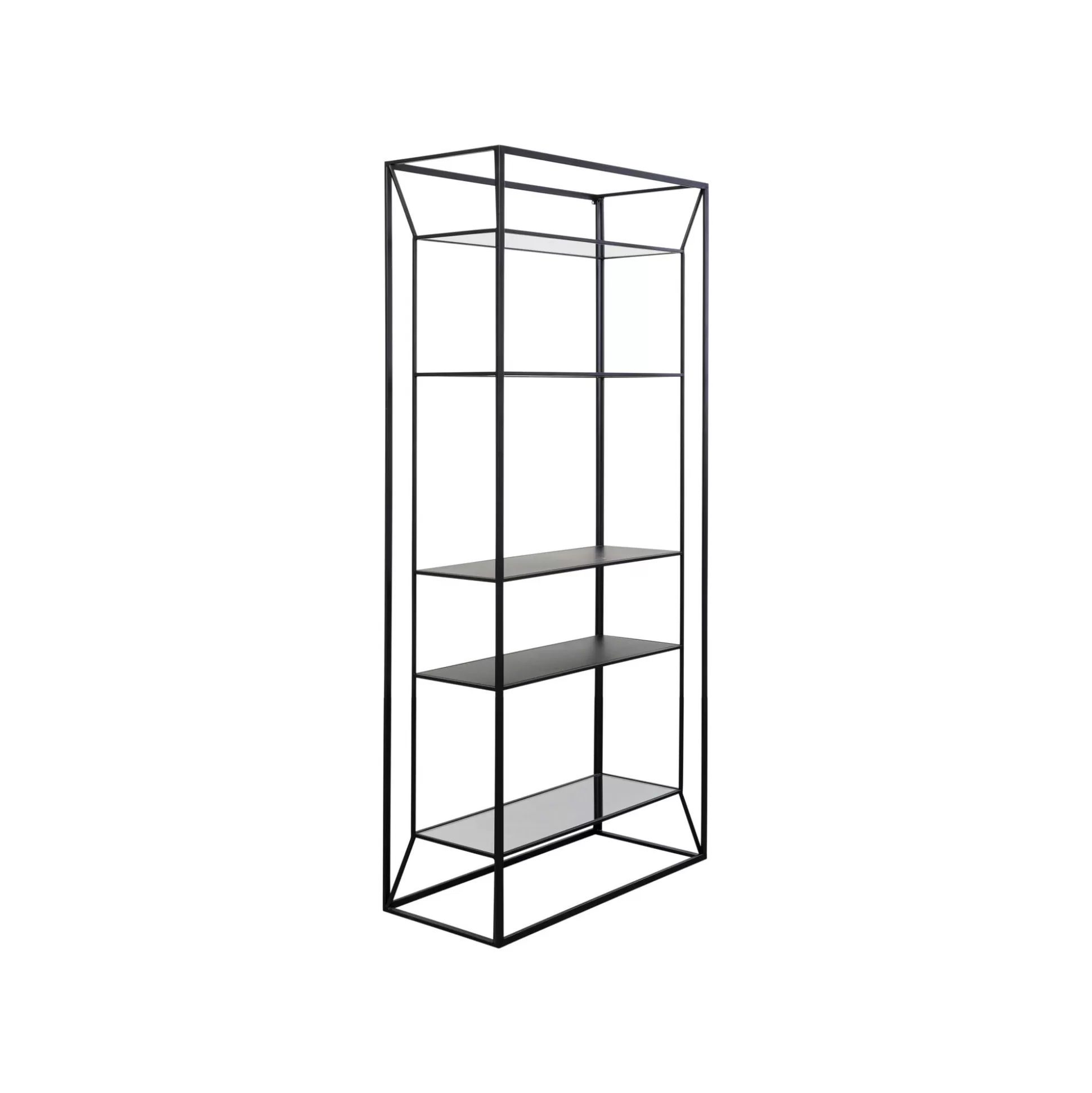 Étagère Corinne 200x90cm Noire ^KARE Design Discount