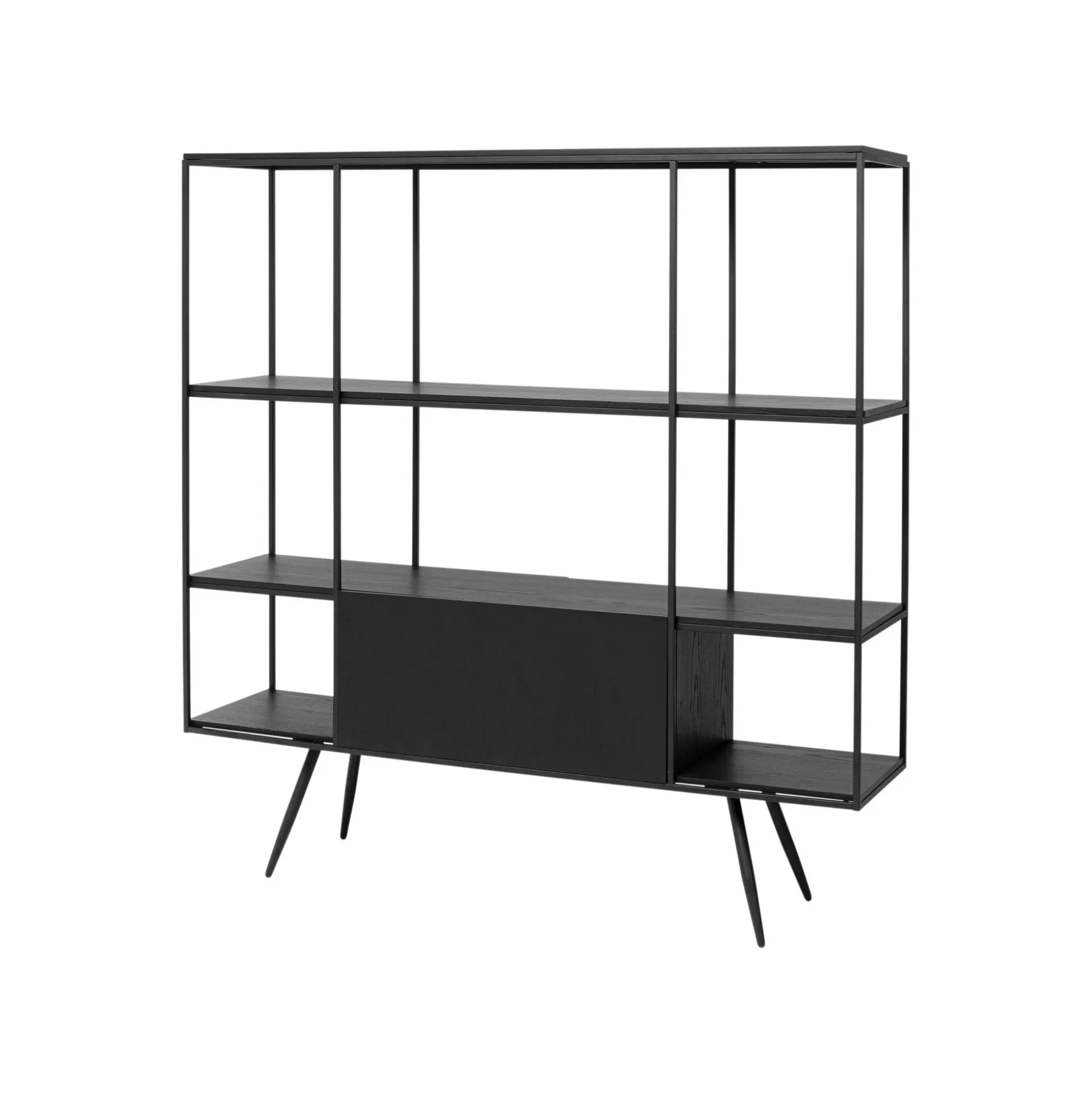 Étagère Cosy Sixties 183x180cm Noire ^KARE Design Fashion