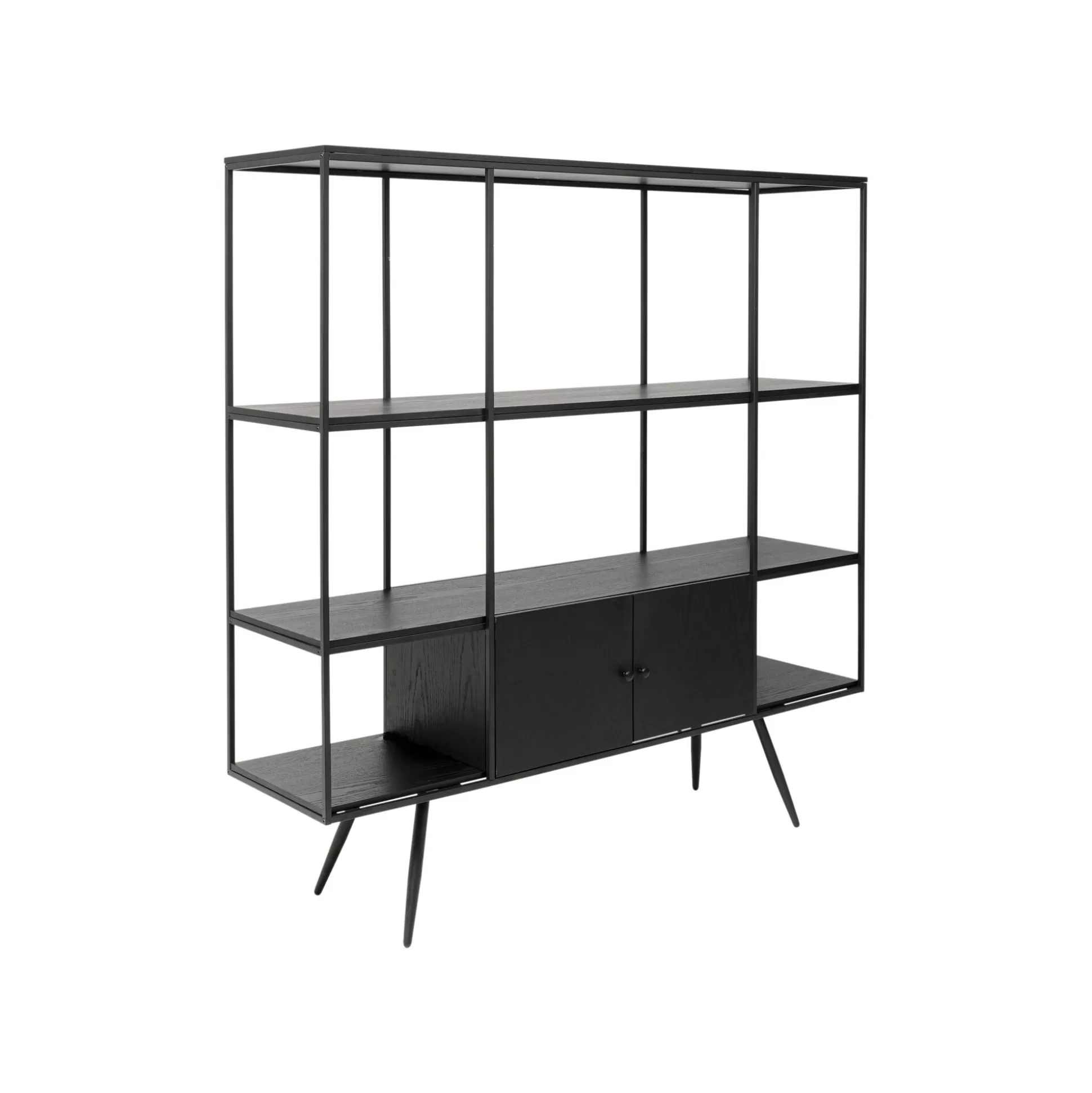 Étagère Cosy Sixties 183x180cm Noire ^KARE Design Fashion