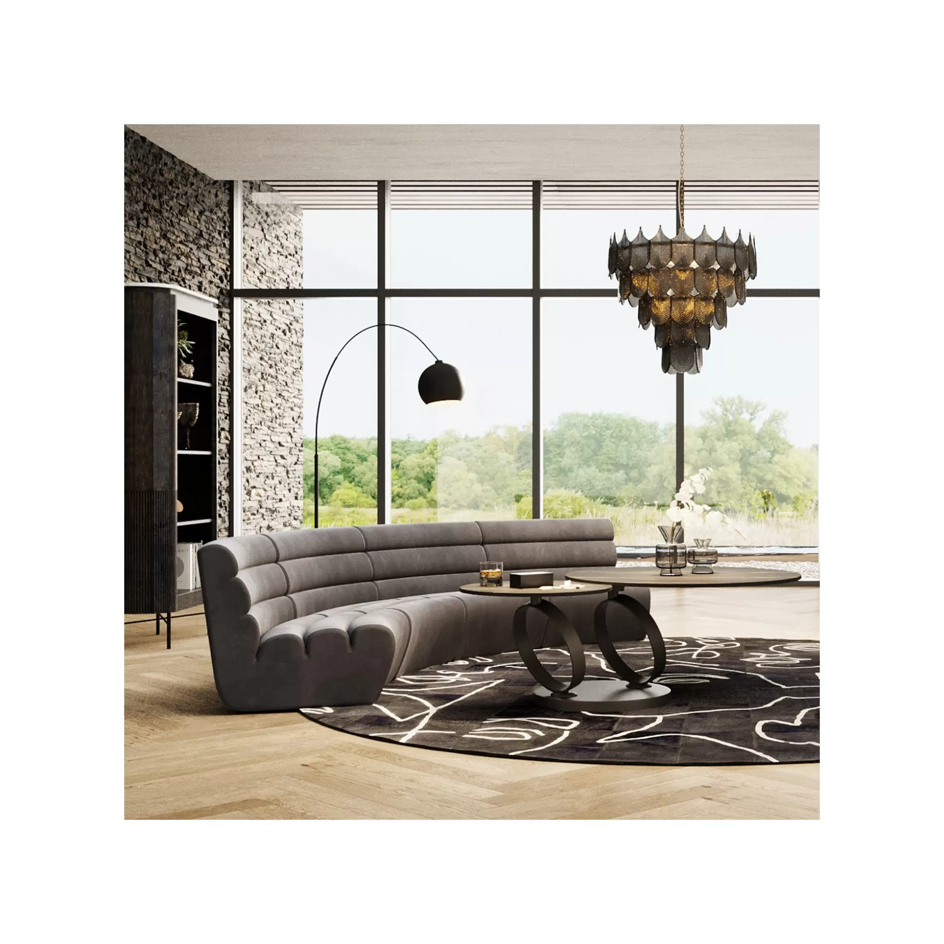 Étagère Glenn 190x100cm ^KARE Design New