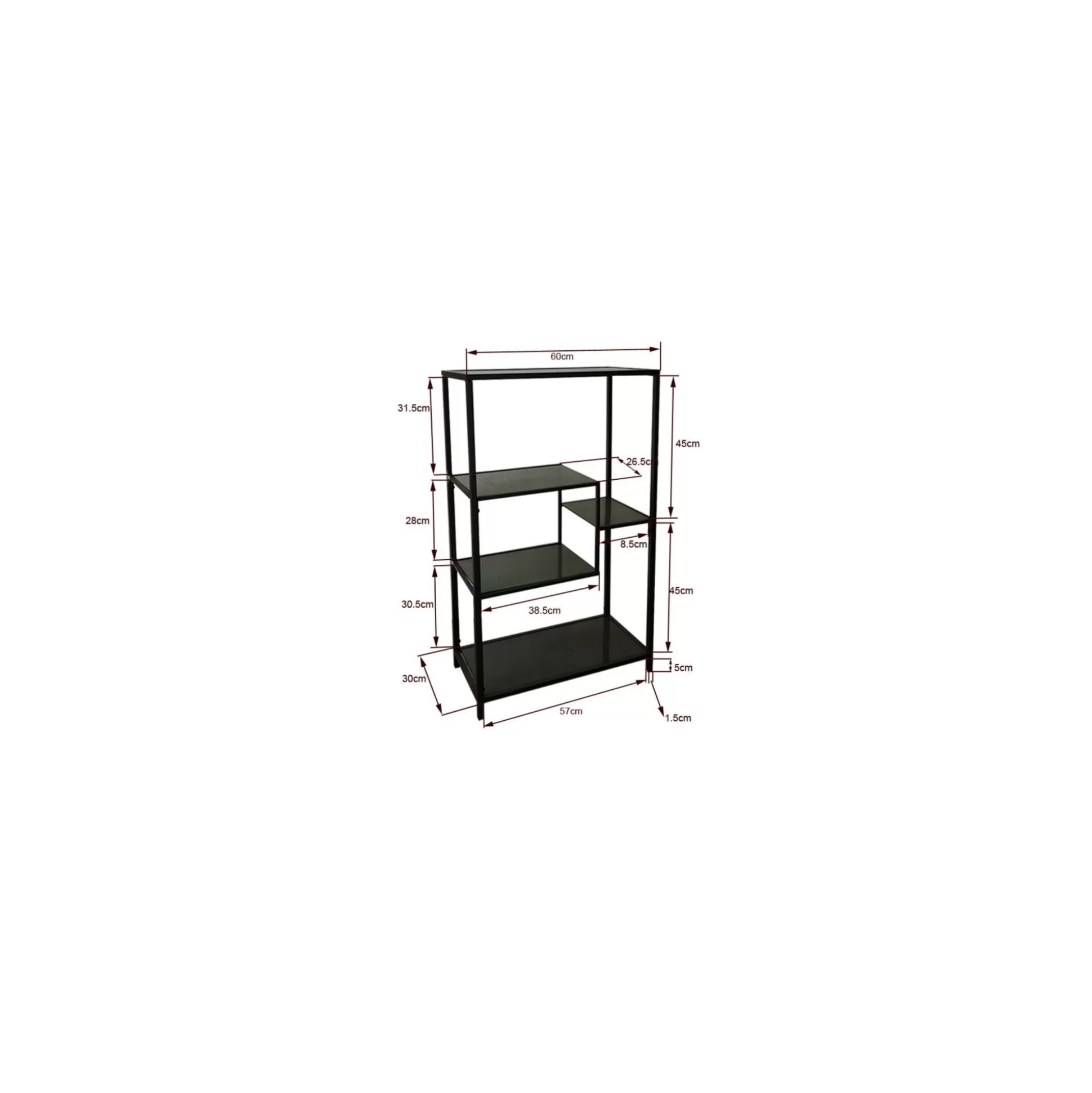 Étagère Loft 100x60cm Dorée ^KARE Design Sale