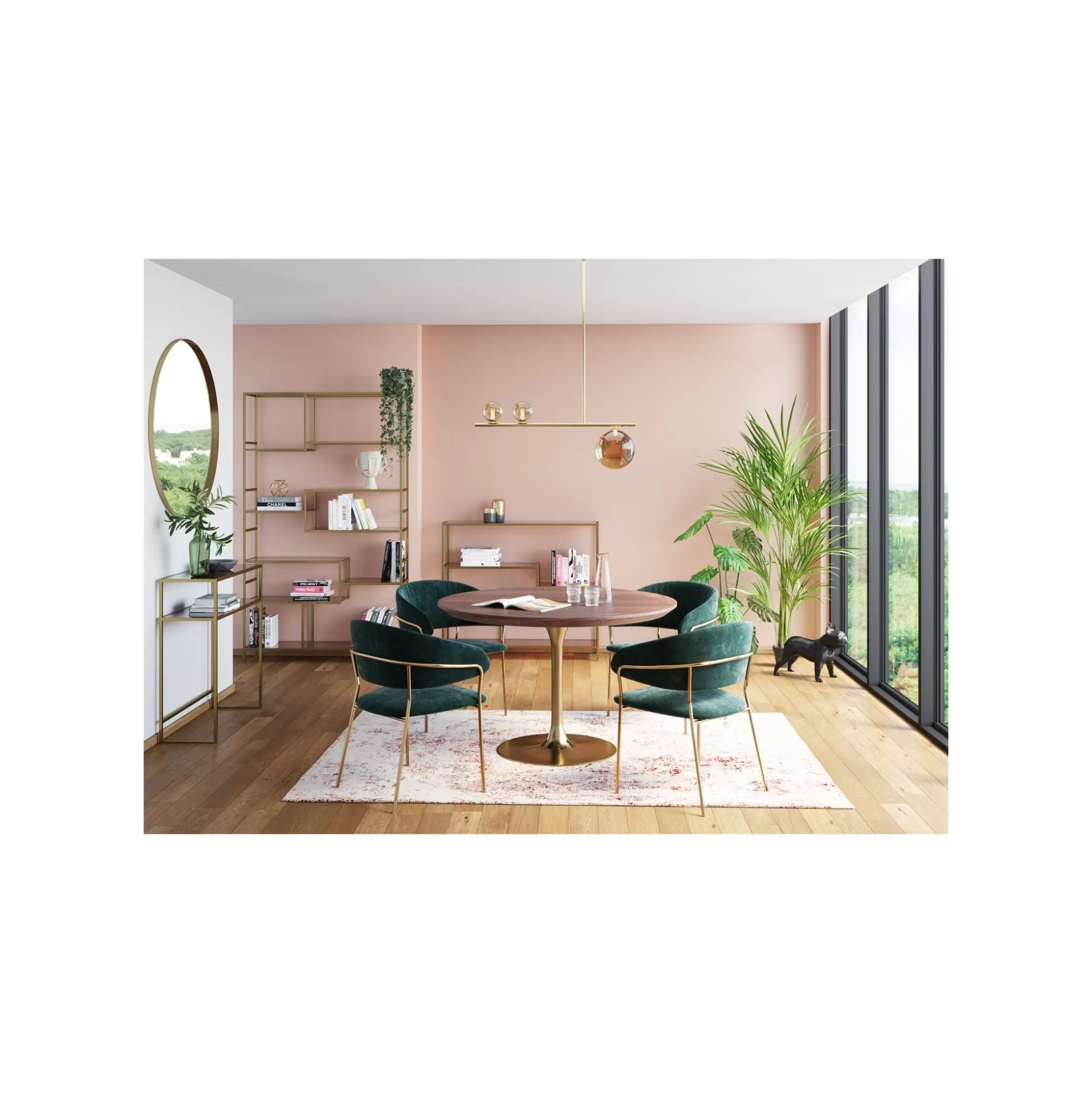 Étagère Loft 100x115cm Dorée ^KARE Design Outlet