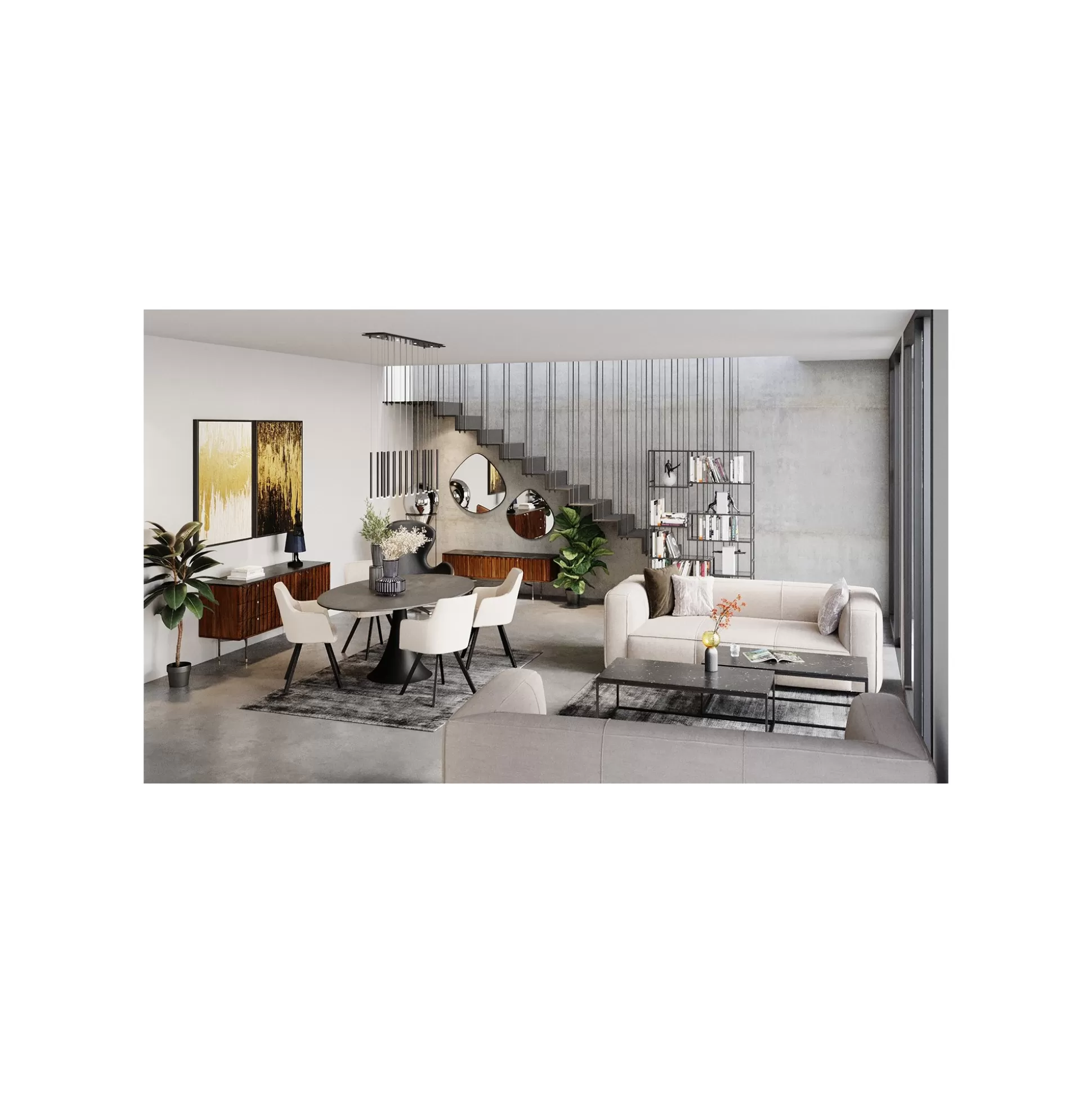 Étagère Loft 195x115cm Noire ^KARE Design Cheap