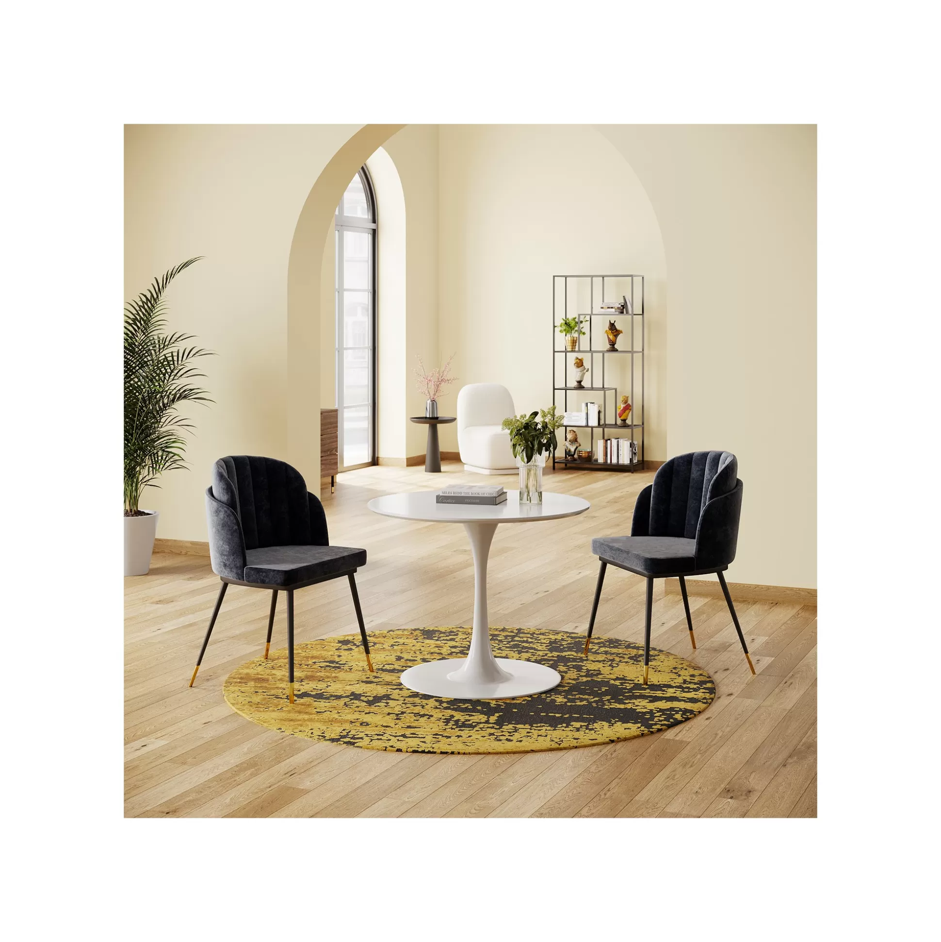 Étagère Loftie Noire 185x77cm ^KARE Design Online