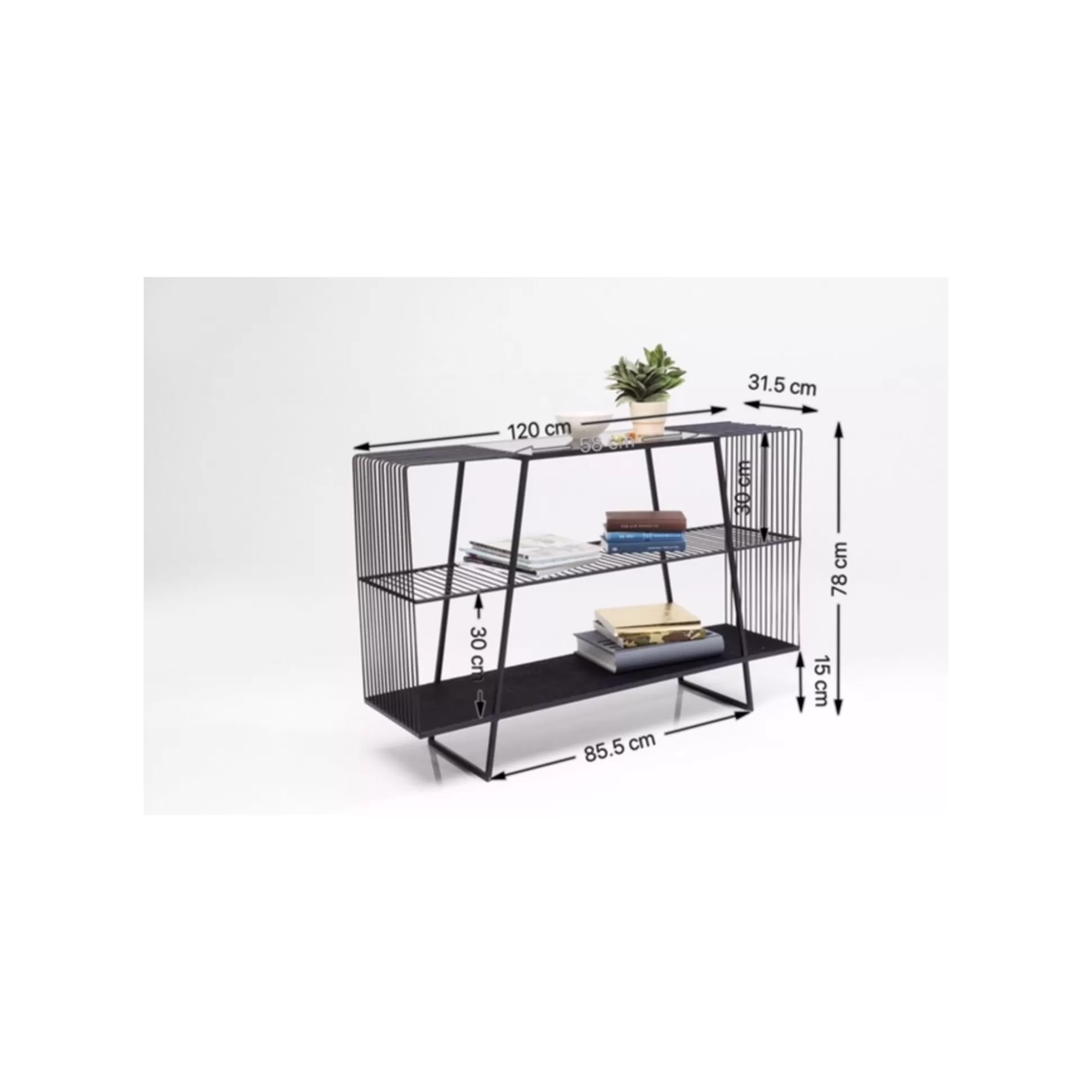 Étagère Mesh Noire ^KARE Design Hot