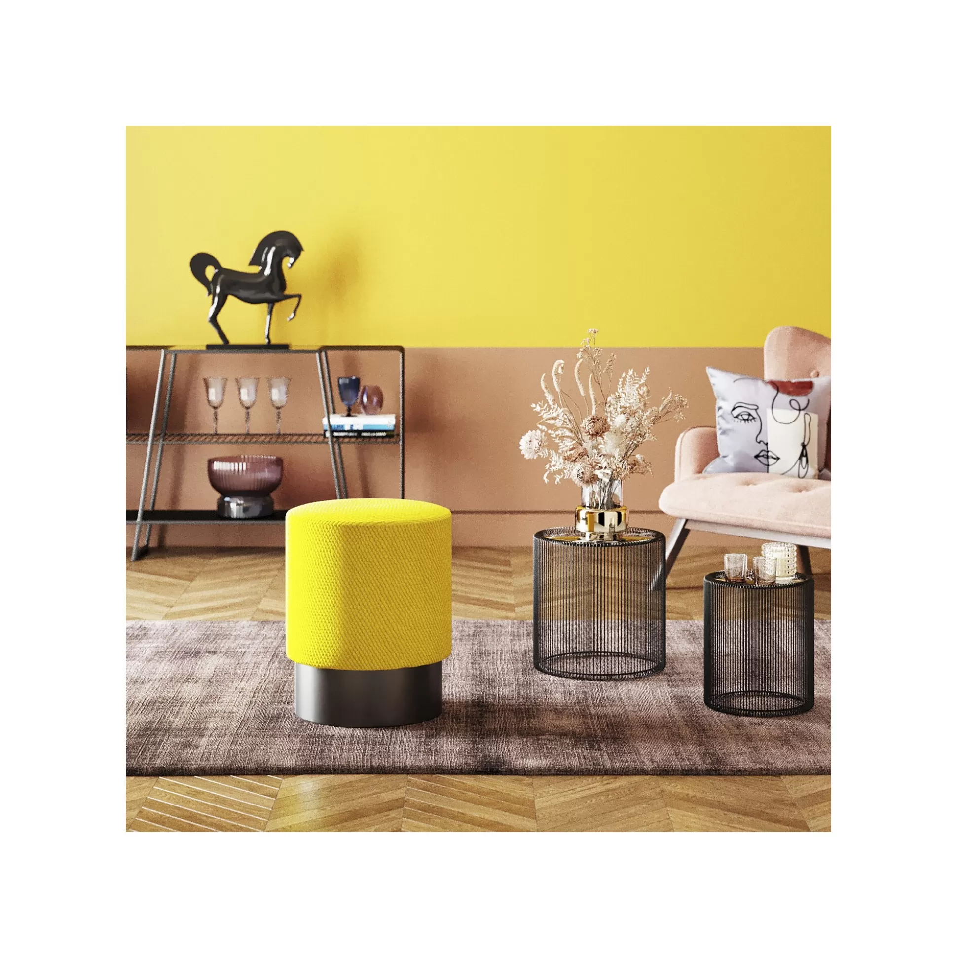 Étagère Mesh Noire ^KARE Design Hot
