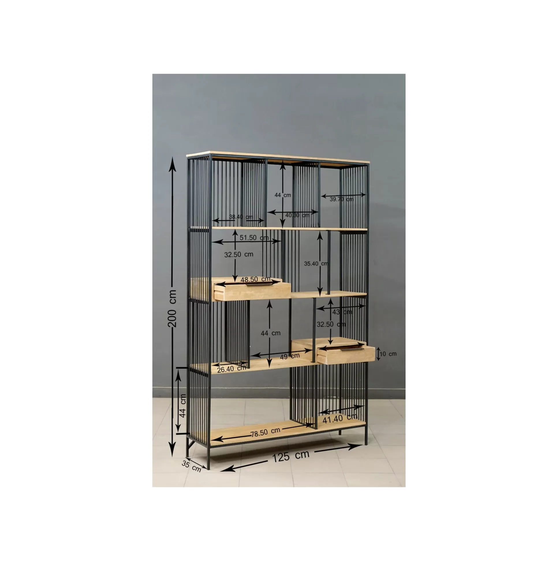 Étagère Modena 200x125cm ^KARE Design Store