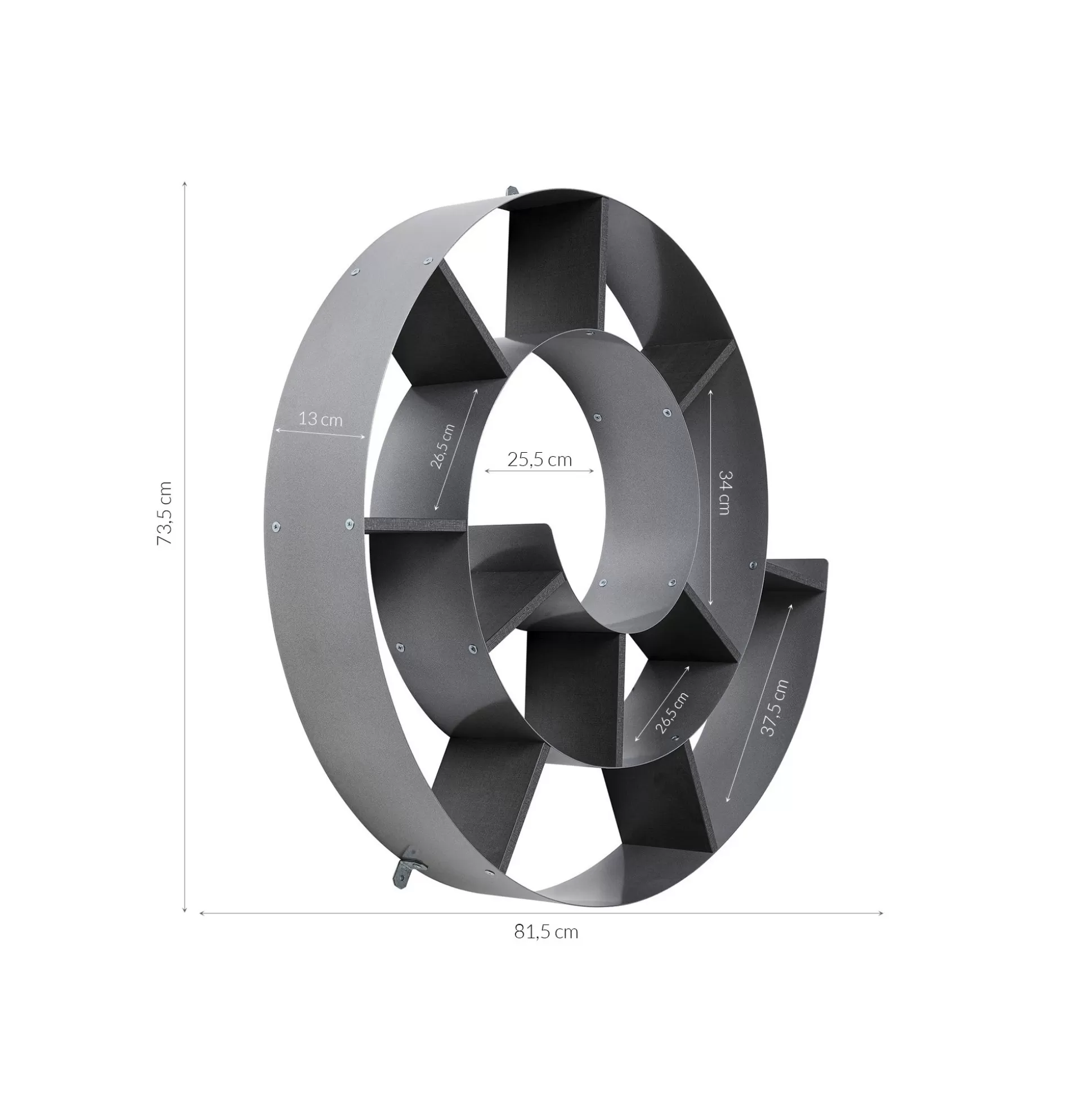 Étagère Murale Snail Grise ^KARE Design Best Sale